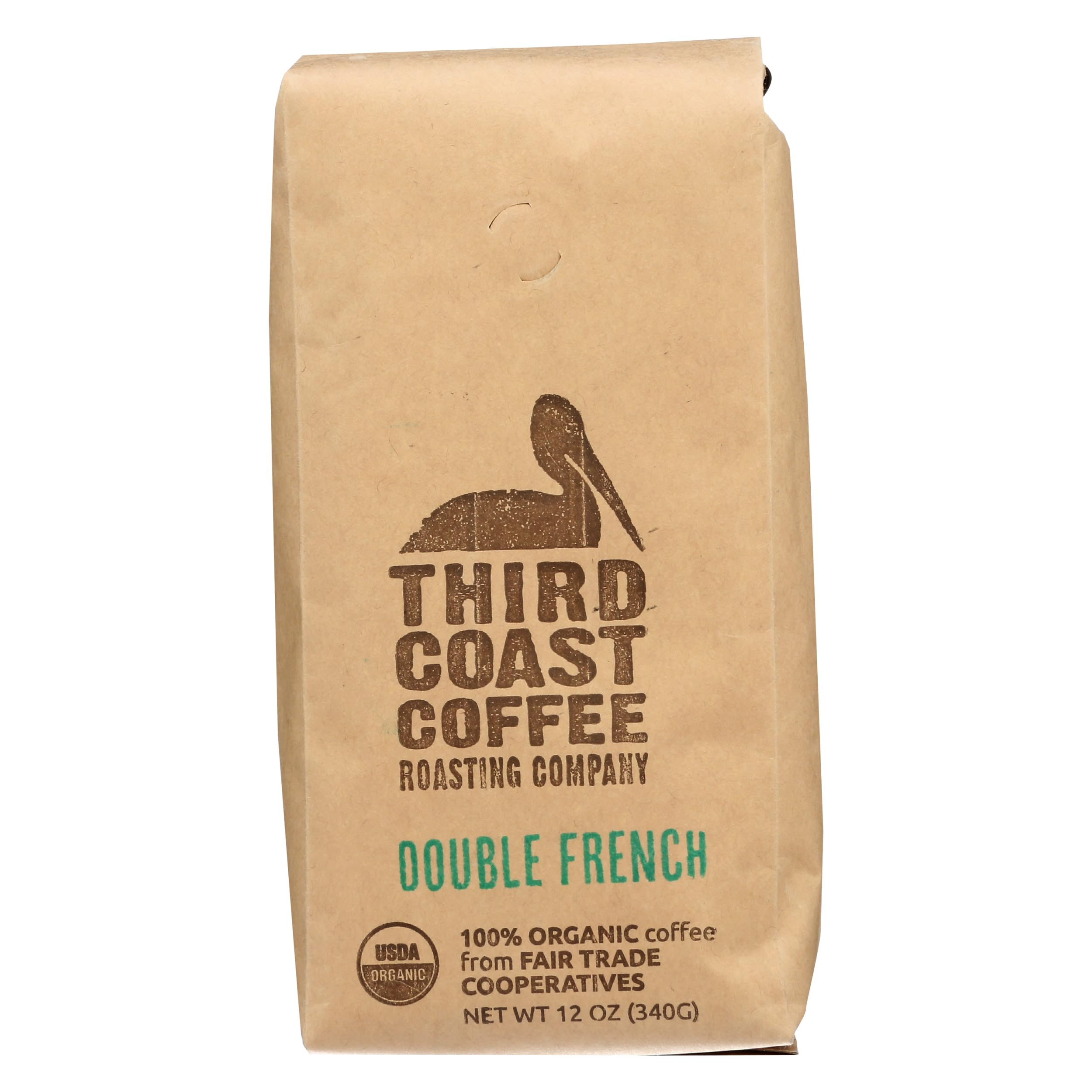 Third Coast Coffee Roasting Co, Coffee Double French Fair Trade Organic, 12 Ounce