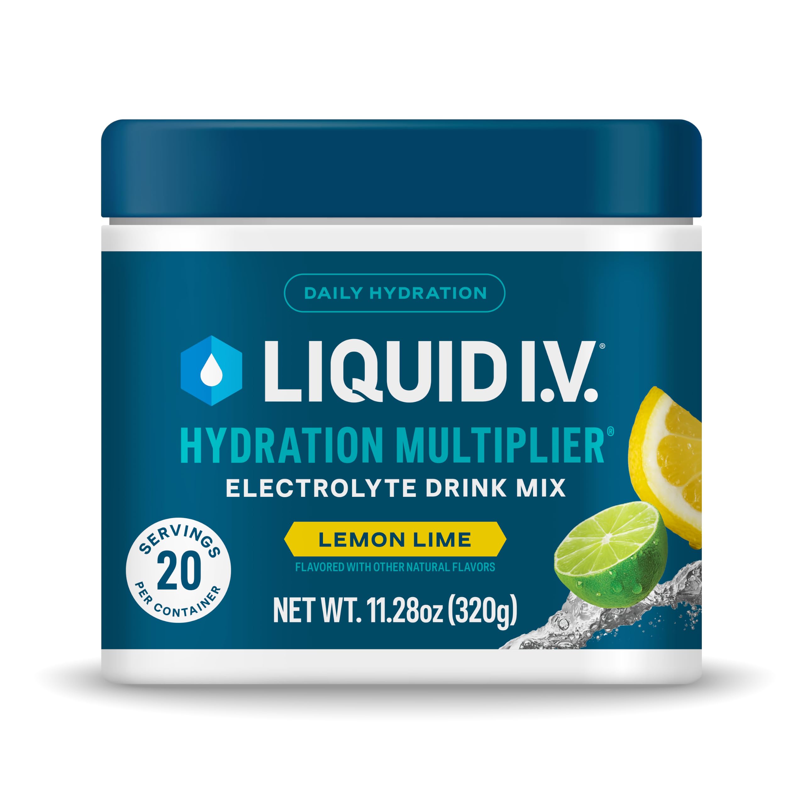 Liquid Iv Drink Mix Hydration Lemon Lime Tub, 11.29 Ounce