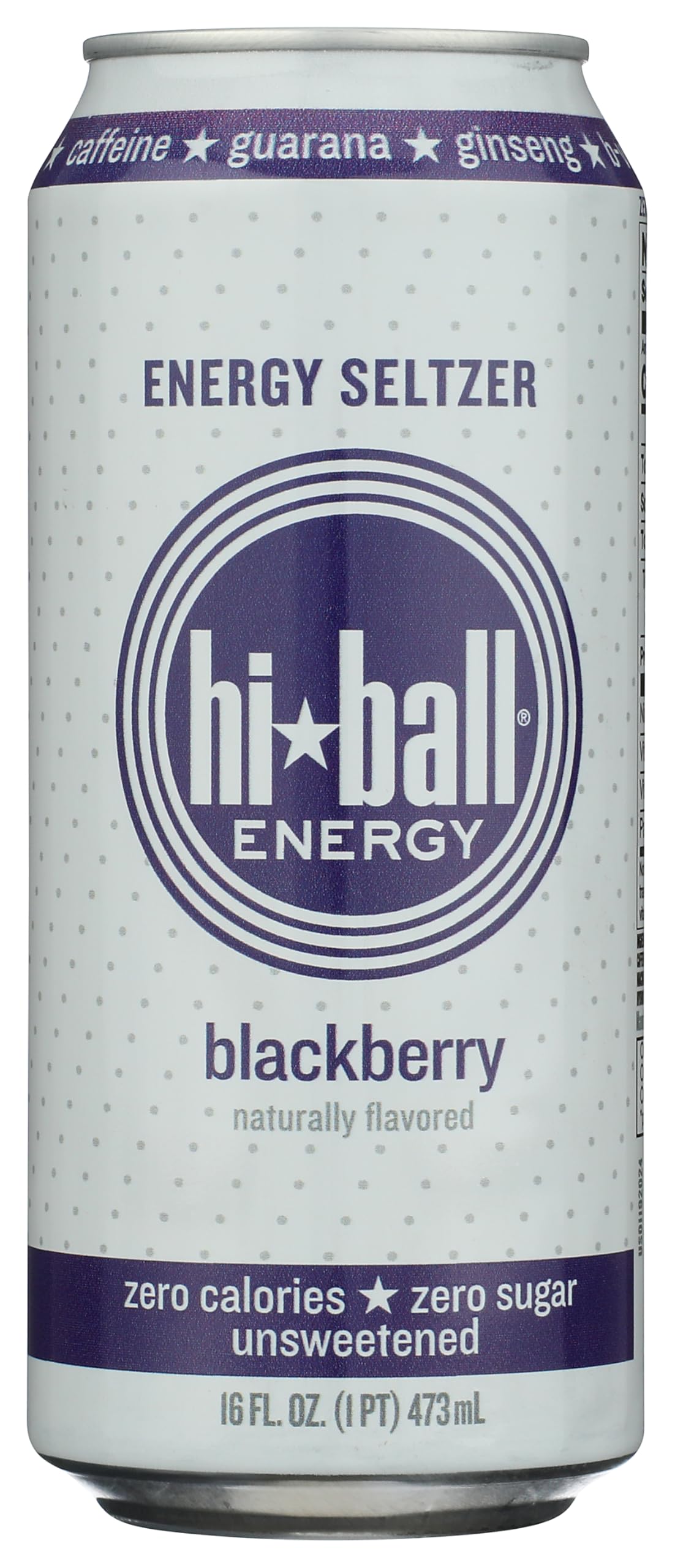 Hiball Energy Blackberry Energy Seltzer, 16 Fz