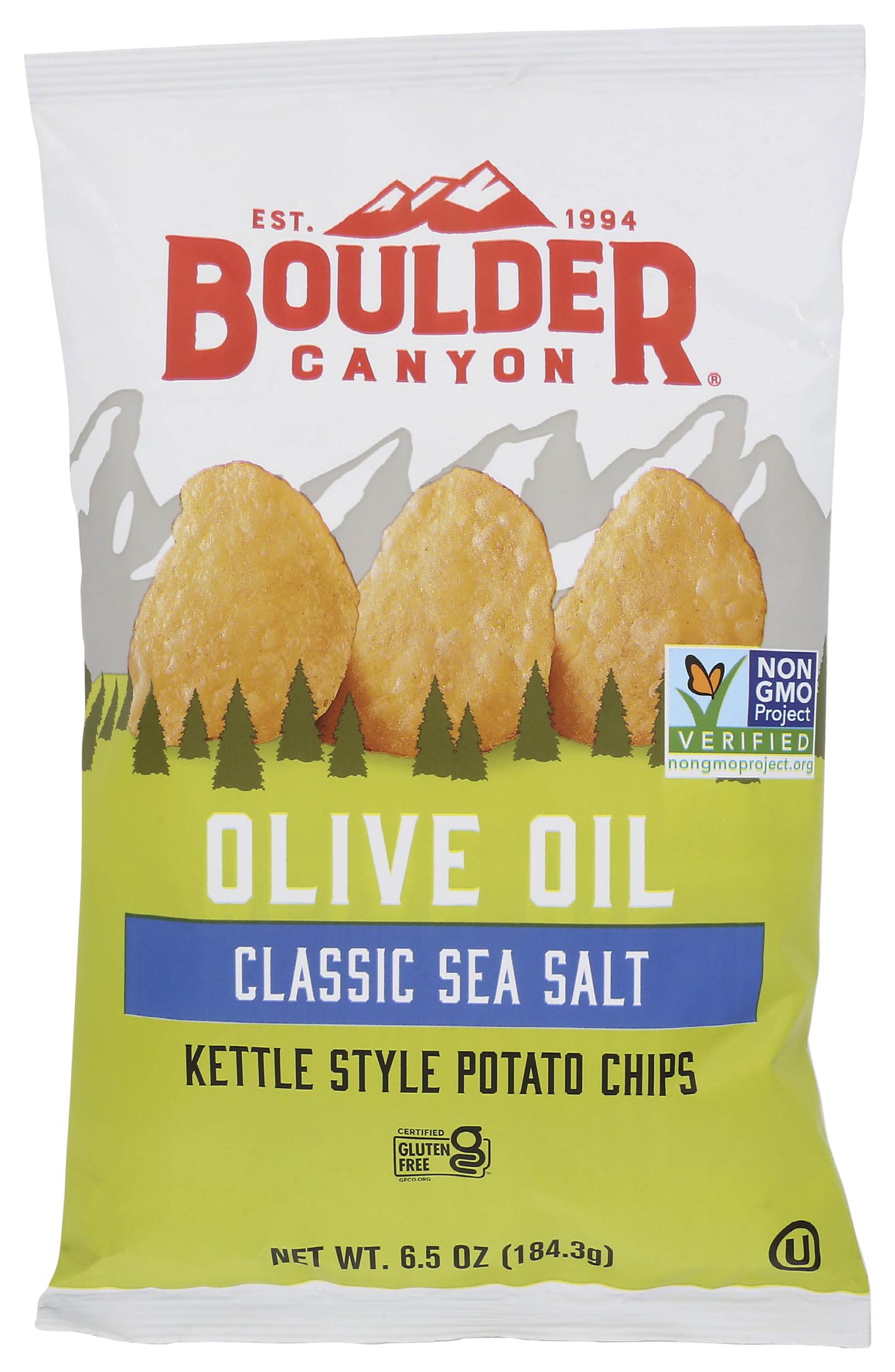 Chips Potato Olive Oil, 6.5 Ounce