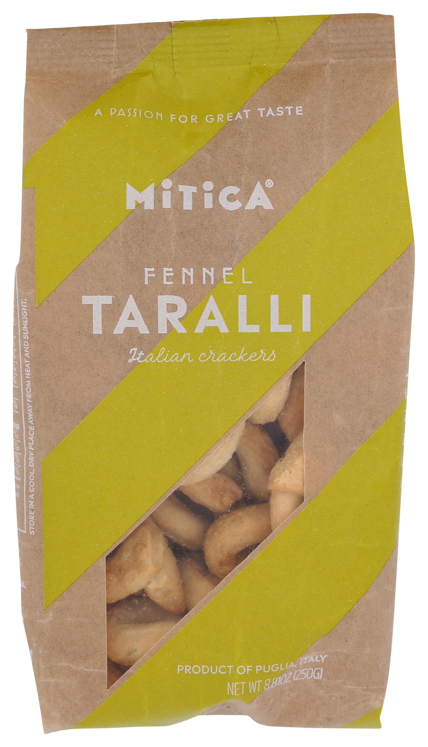 Mitica Taralli Fennel, 8.8 Ounce