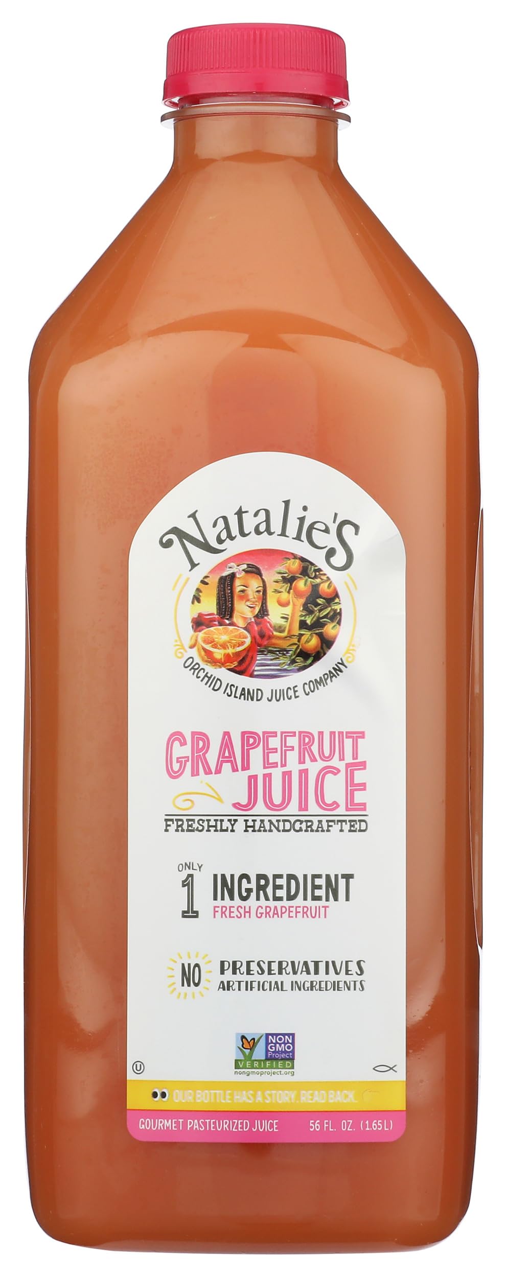 Natalies Orchid Island Juice Grapefruit Juice, 56 Fz