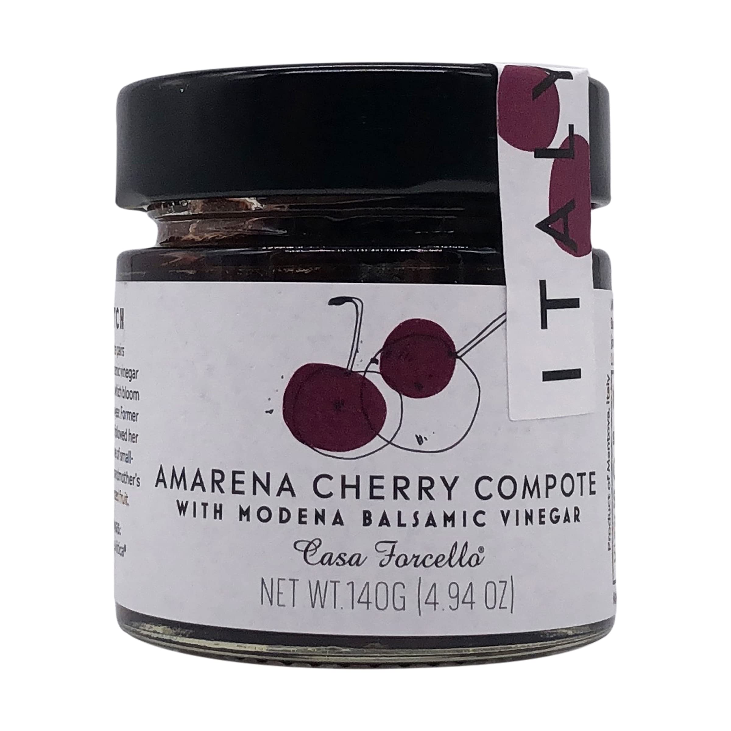 Compote Sour Cherry Modena Balsamic, 4.9 Ounce