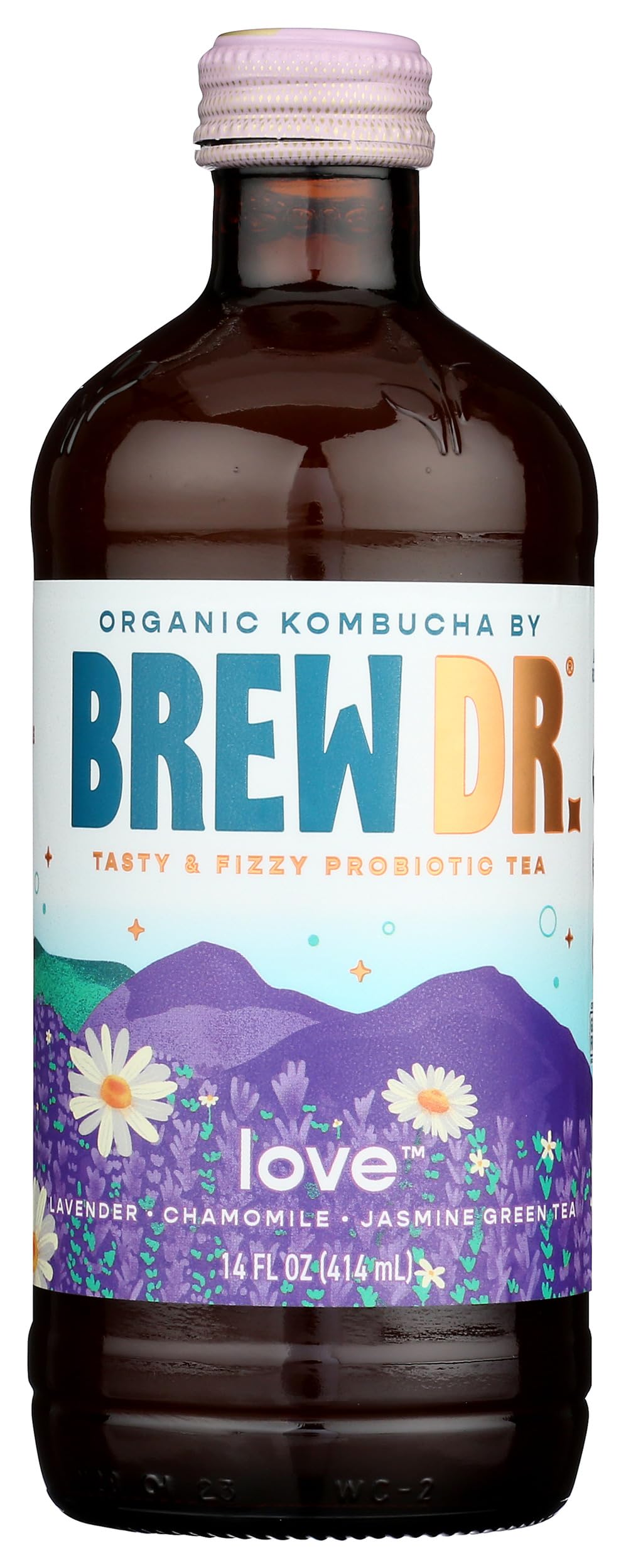 Brew Dr, Organic Love Kombucha, 14 Fl Oz