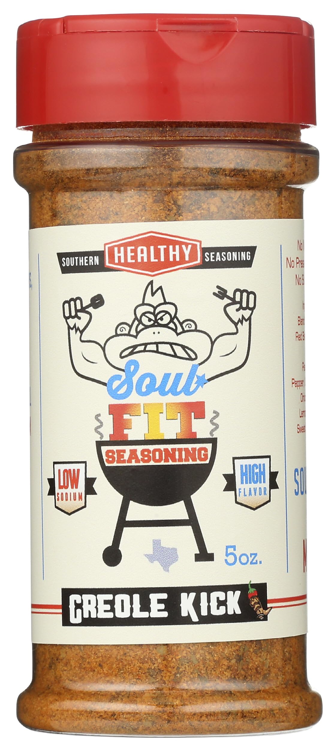 Soul Fit Grill Creole Kick Seasoning, 5 OZ