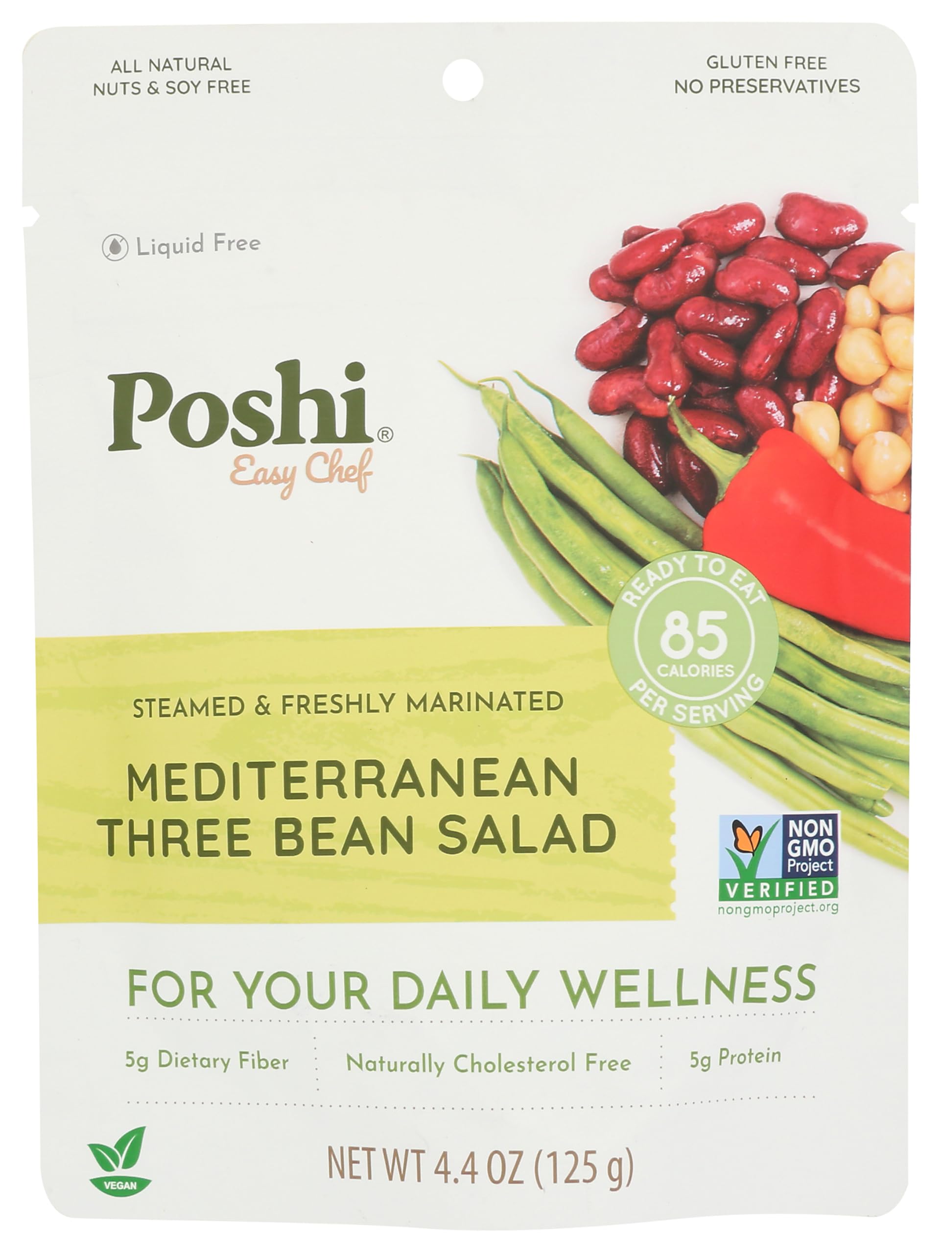 Salad Three Bean Mediterranean, 4.4 Ounce
