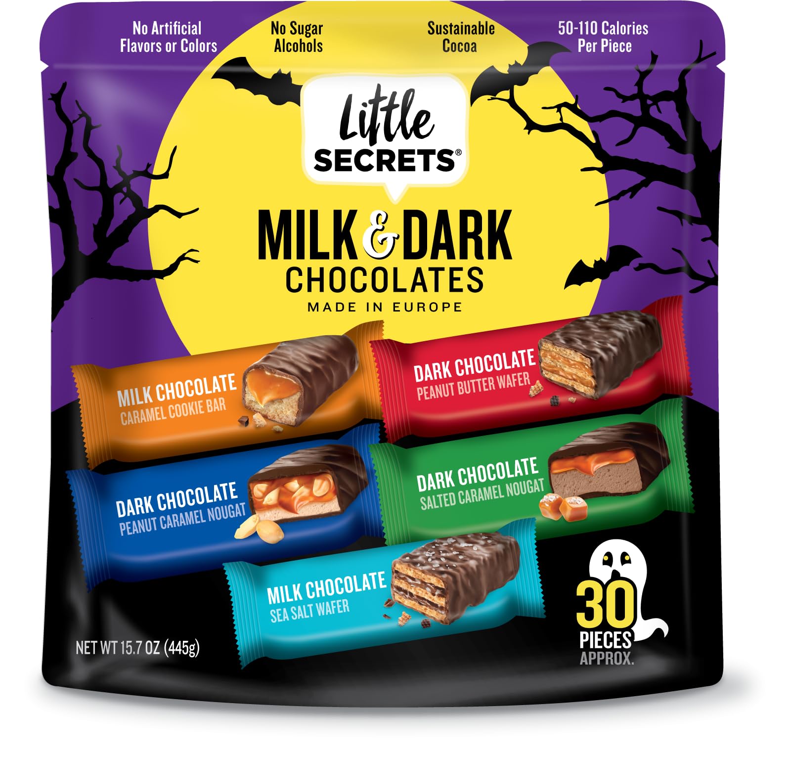 Milk And Dark Chocolate Halloween Minis, 15.7 Ounce