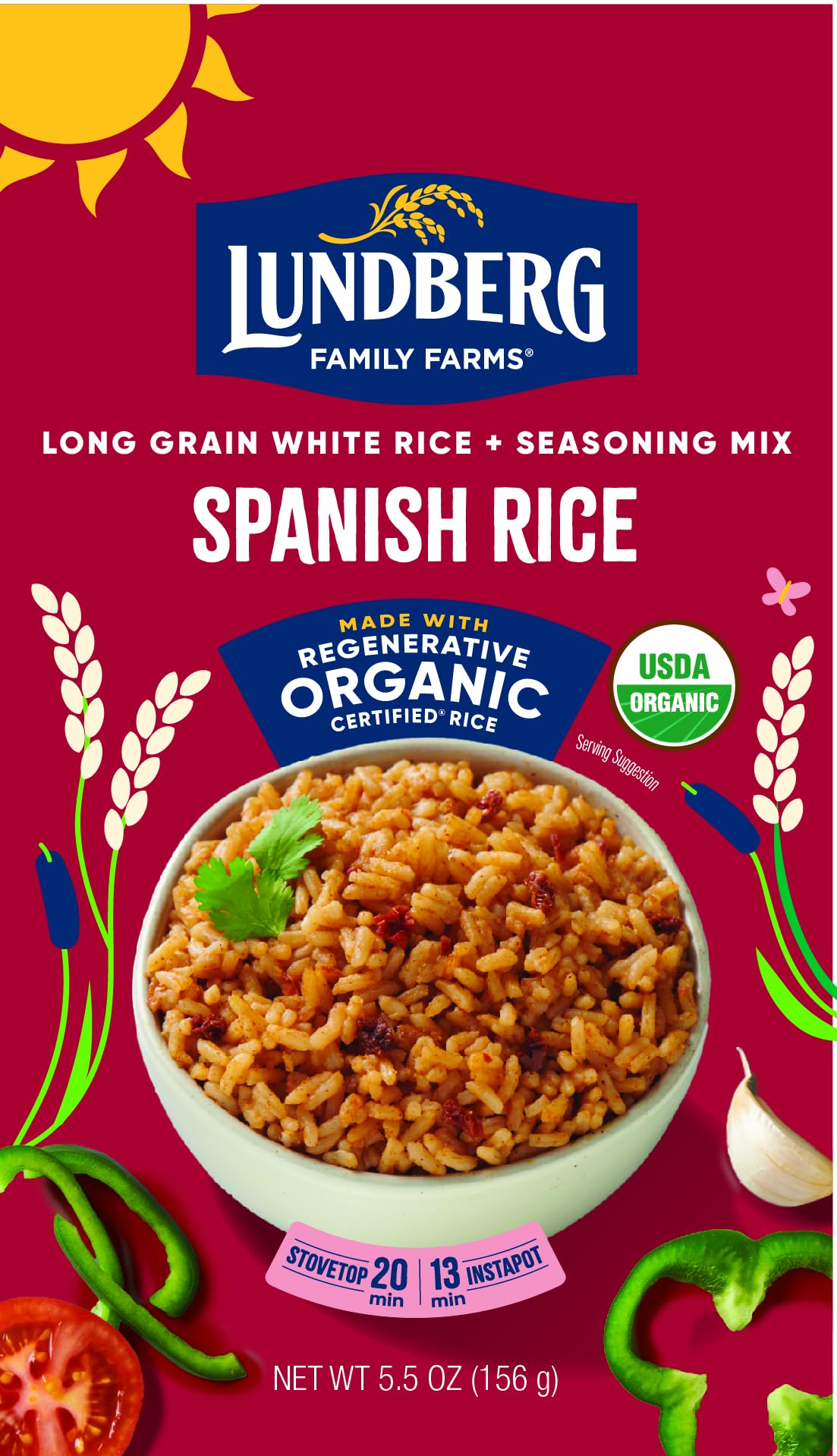 LUNDBERG RICE WHT SPANSH STYLE ENT 5.5 OZ