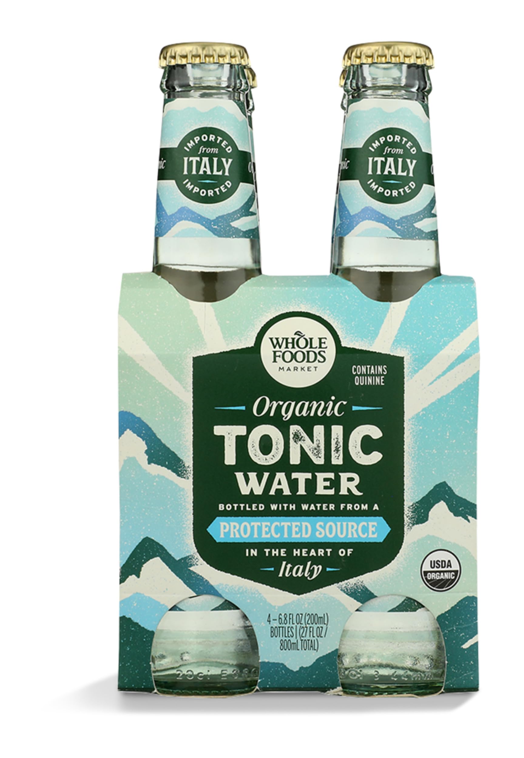 Whole Foods Market Organic Tonic Water 4pk, 6.8 FZ
