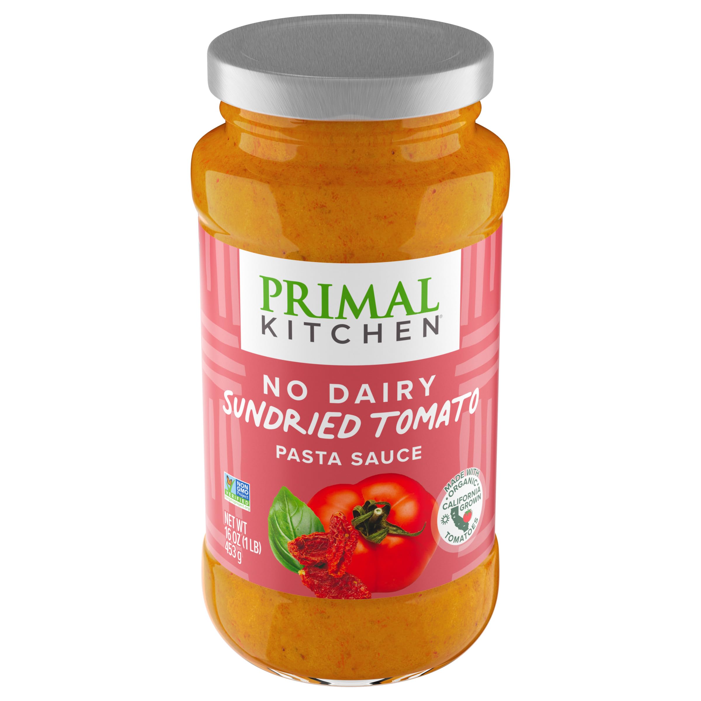Primal Kitchen Sundried Tomato & Herb Pasta Sauce, 15 Ounces