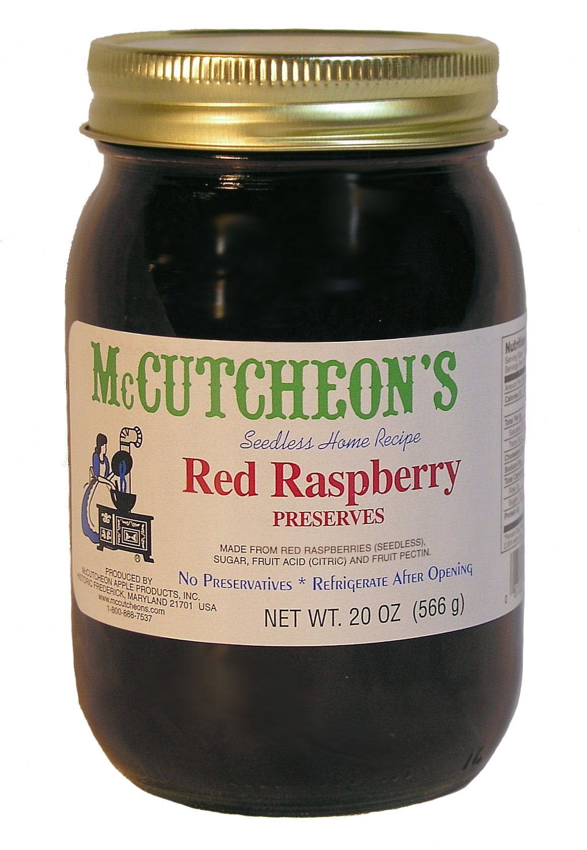 Mccutcheon, Preserve Red Raspberry, 20 Ounce