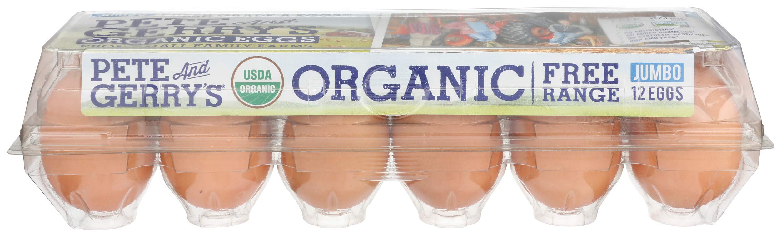 Pete and Gerry's Organic Eggs Jumbo 12 CT
