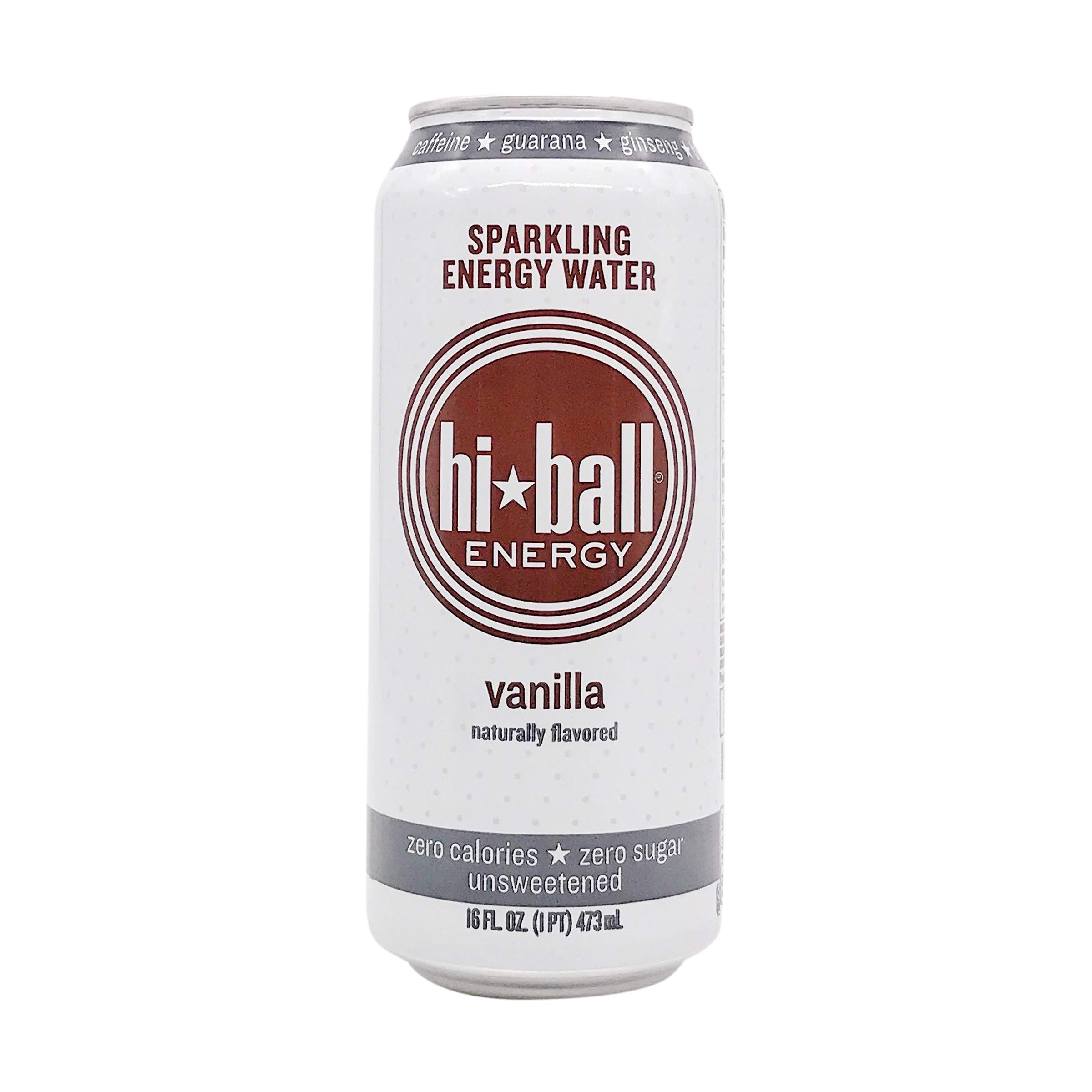Hi-Ball Sparkling Energy Water Vanilla -- 16 Fl Oz