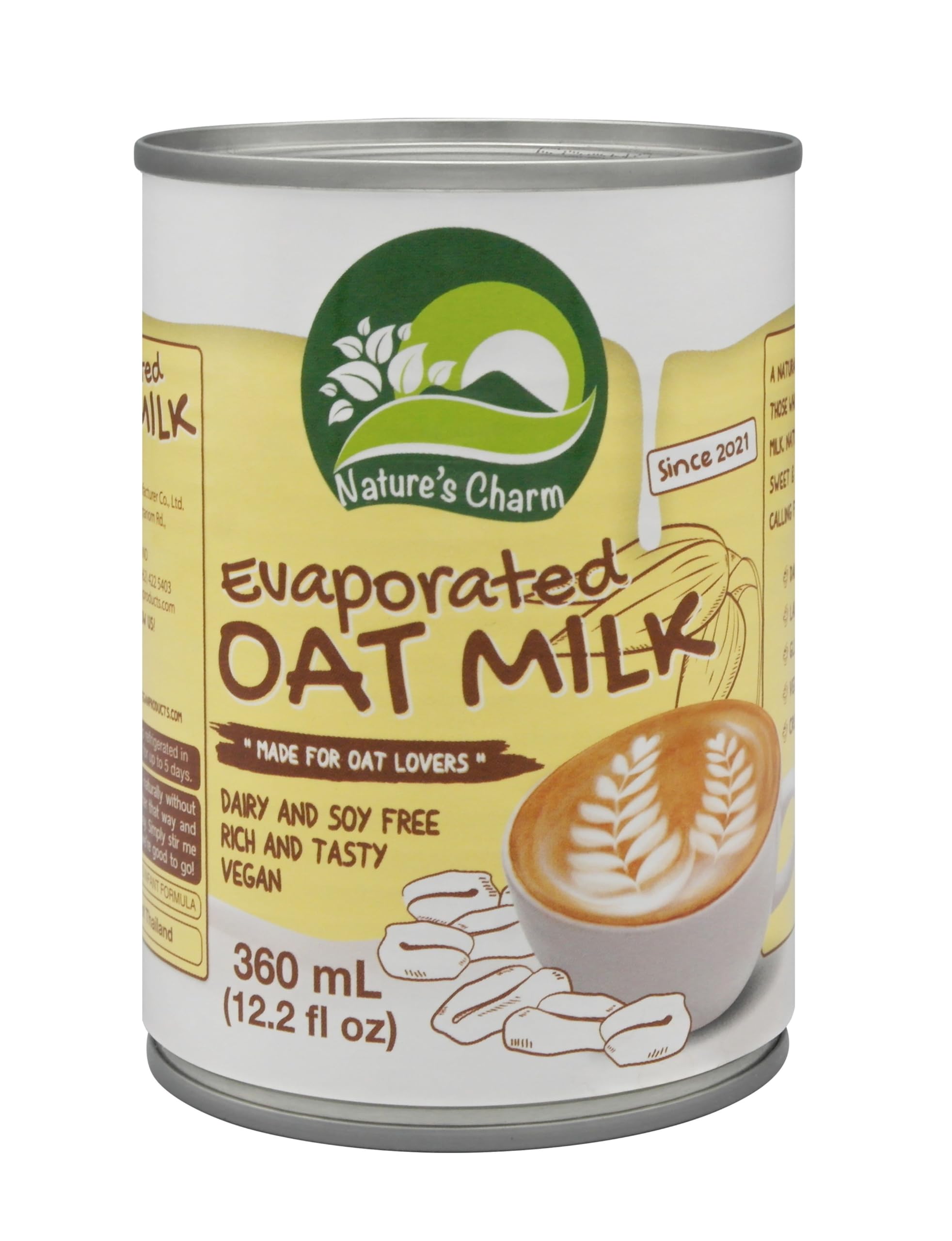 NATURES CHARM Evaporated Oat Milk, 12.2 FZ