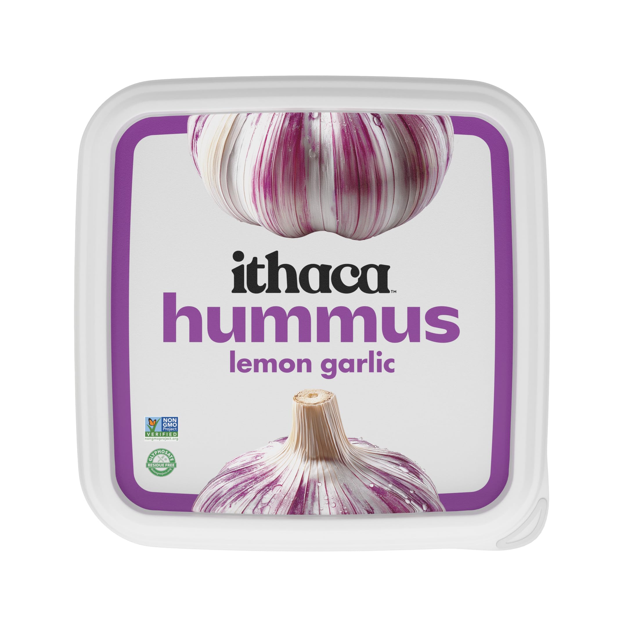 Lemon Garlic Hummus, Non-GMO, Minimal Ingredients, 10oz