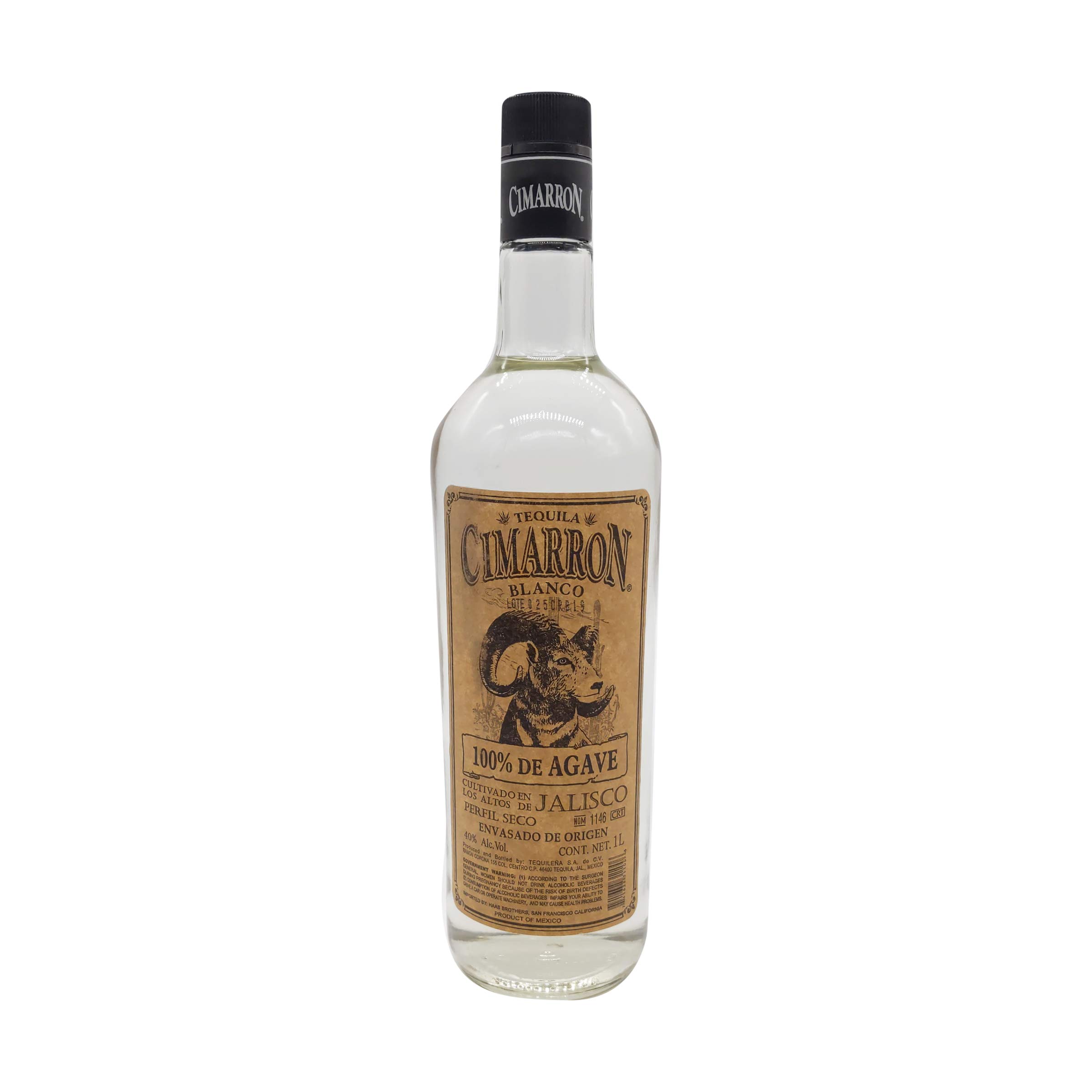 Cimarron Blanco Tequila, 80.00 Proof, 1.0 Ltr