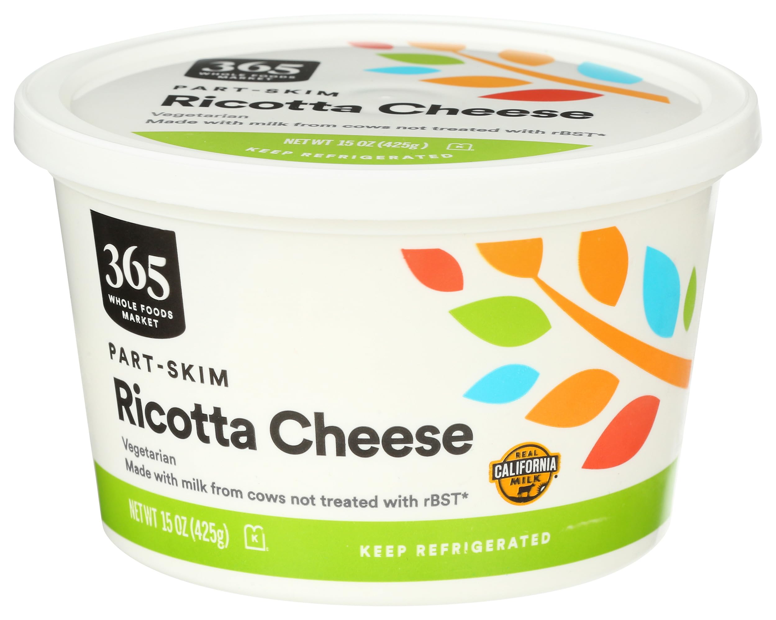365 by Whole Foods Market Part Skim Ricotta, 15 oz
