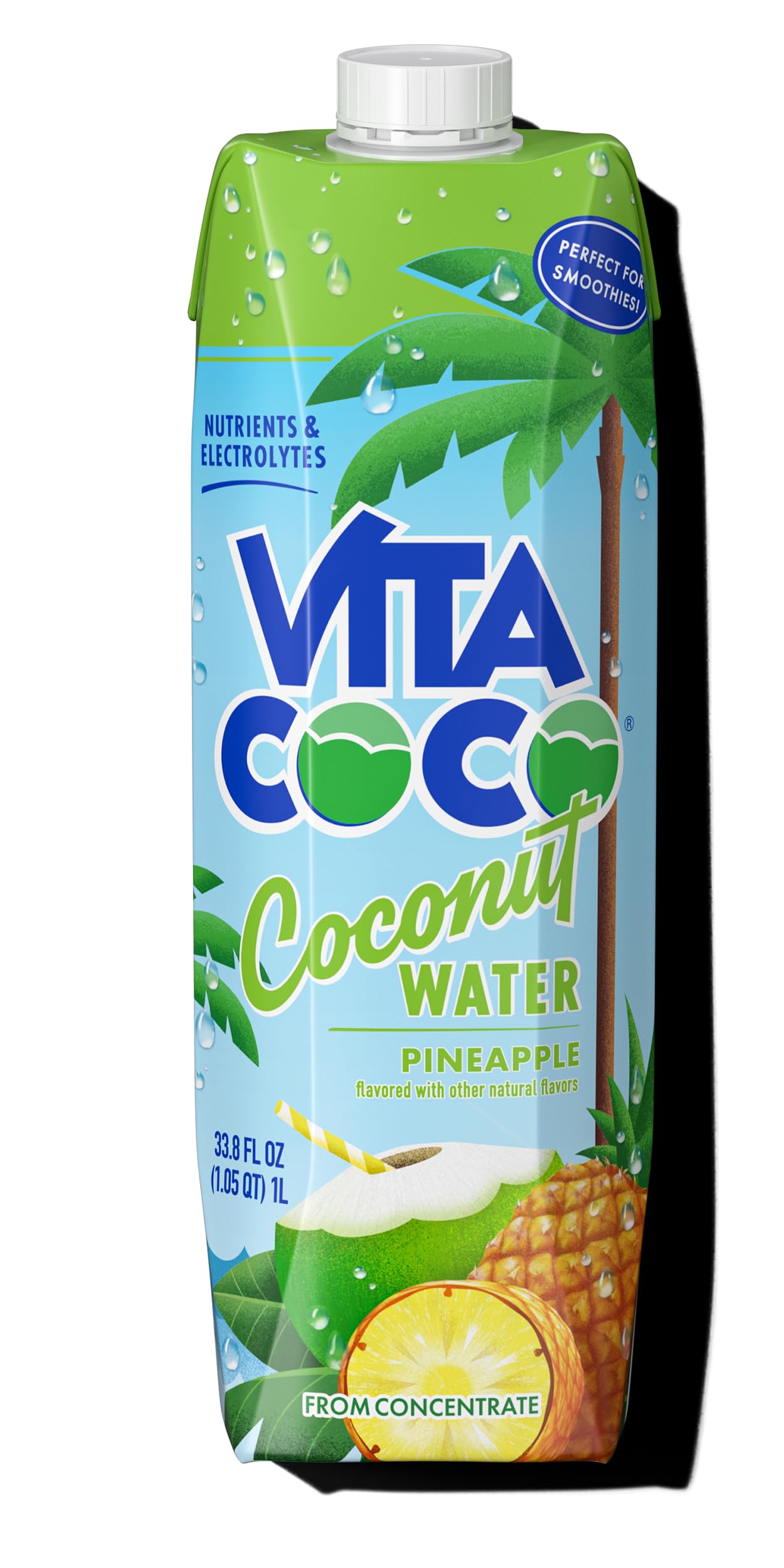 Coconut Water Pineapple, 33.8 Fl Oz