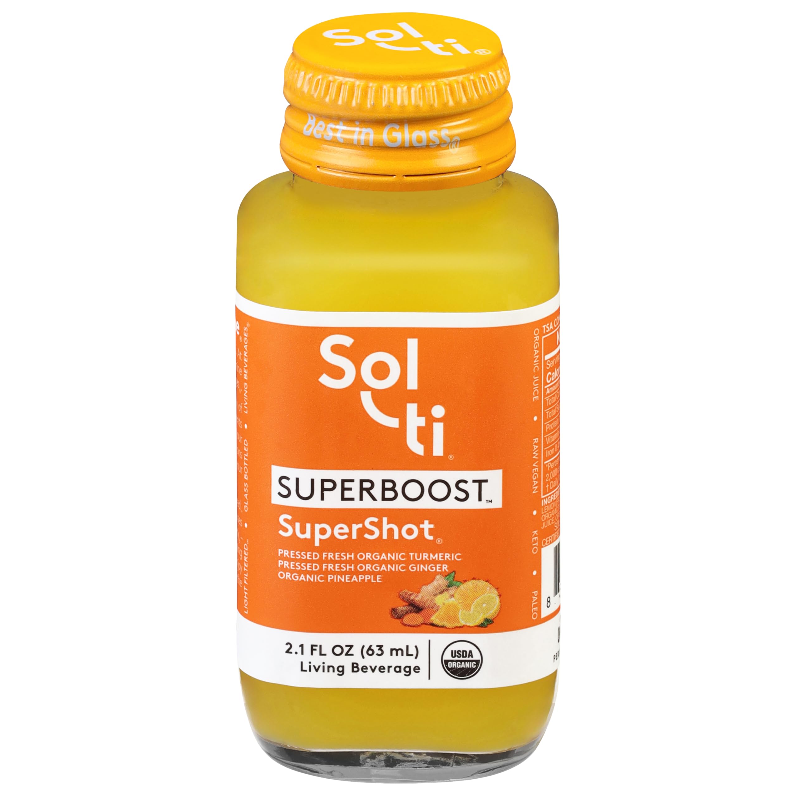 Sol Ti, Shot Supershot Superboost Organic SGL, 2.1 Fl Oz