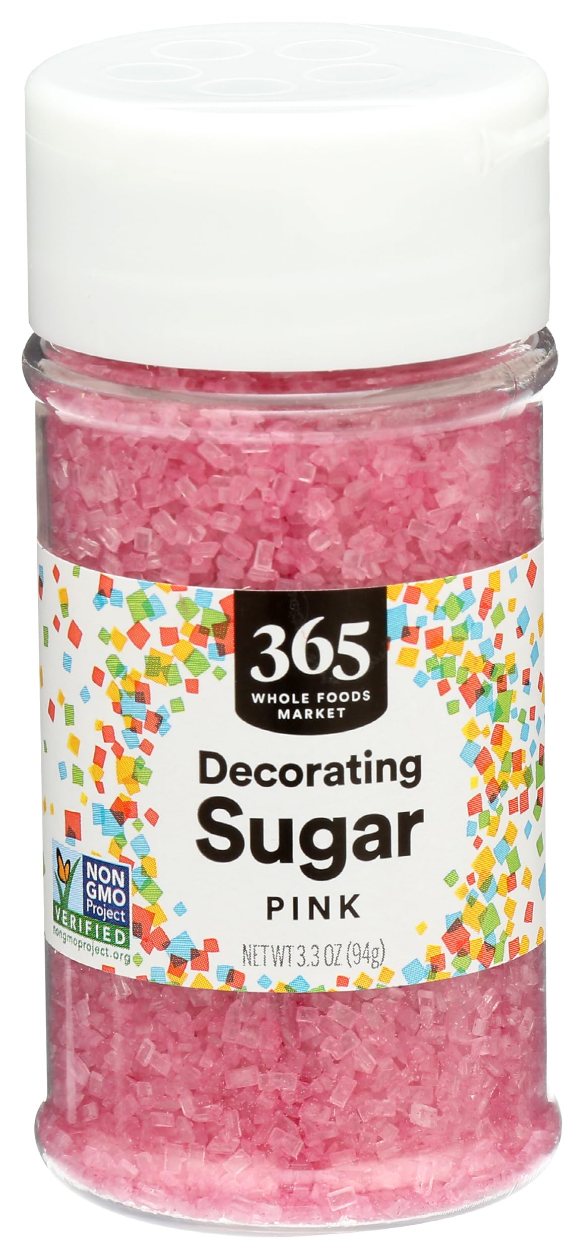 365 by Whole Foods Market Pink Decorating Sugar, 3.3 Ounce