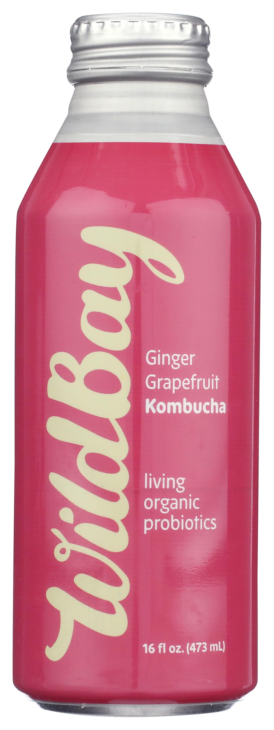 Wild Bay Kombucha Organic Ginger Grapefruit Kombucha, 16 FZ