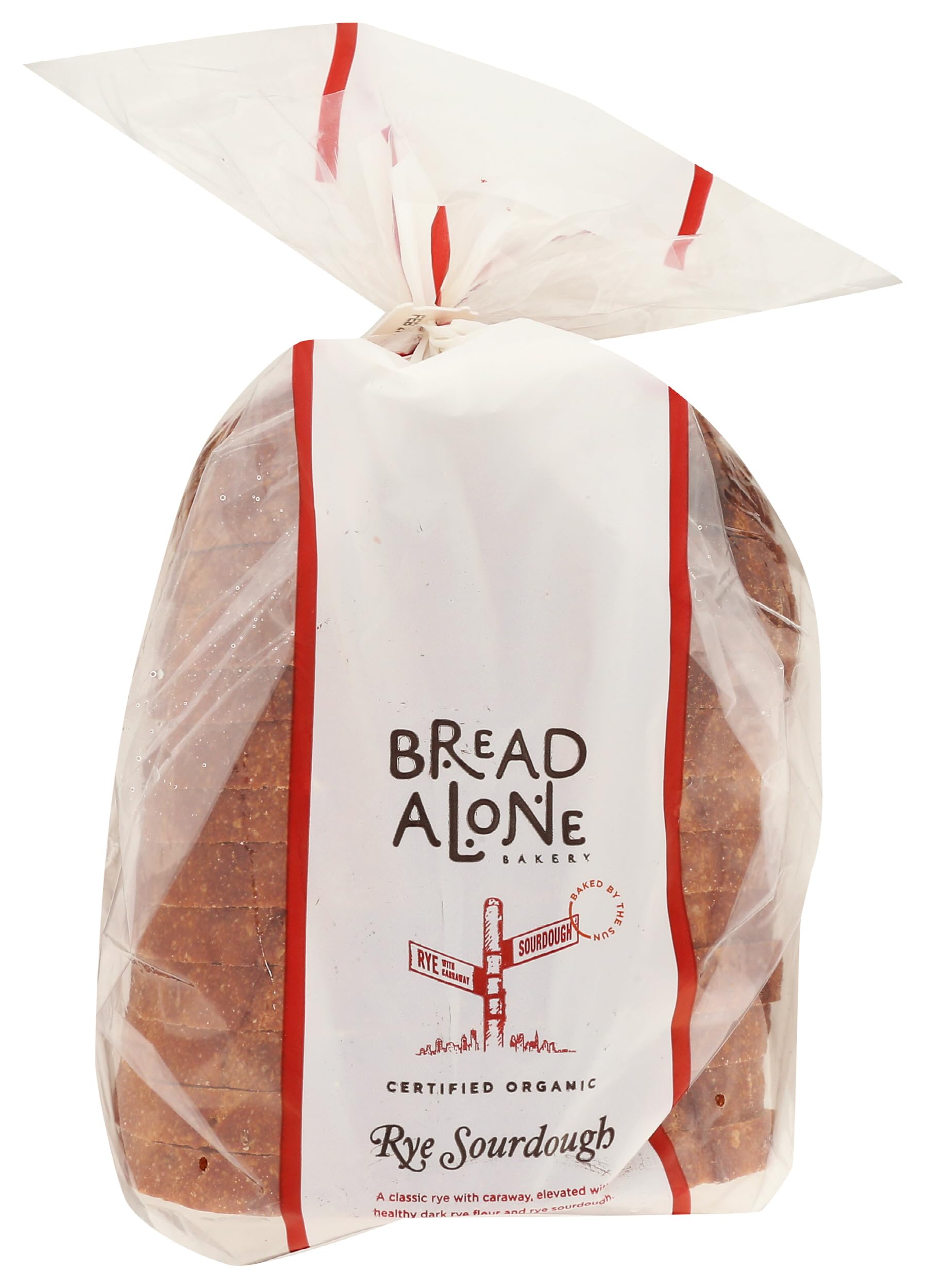 Bread Alone Organic Sour Rye, Sliced, 22 oz