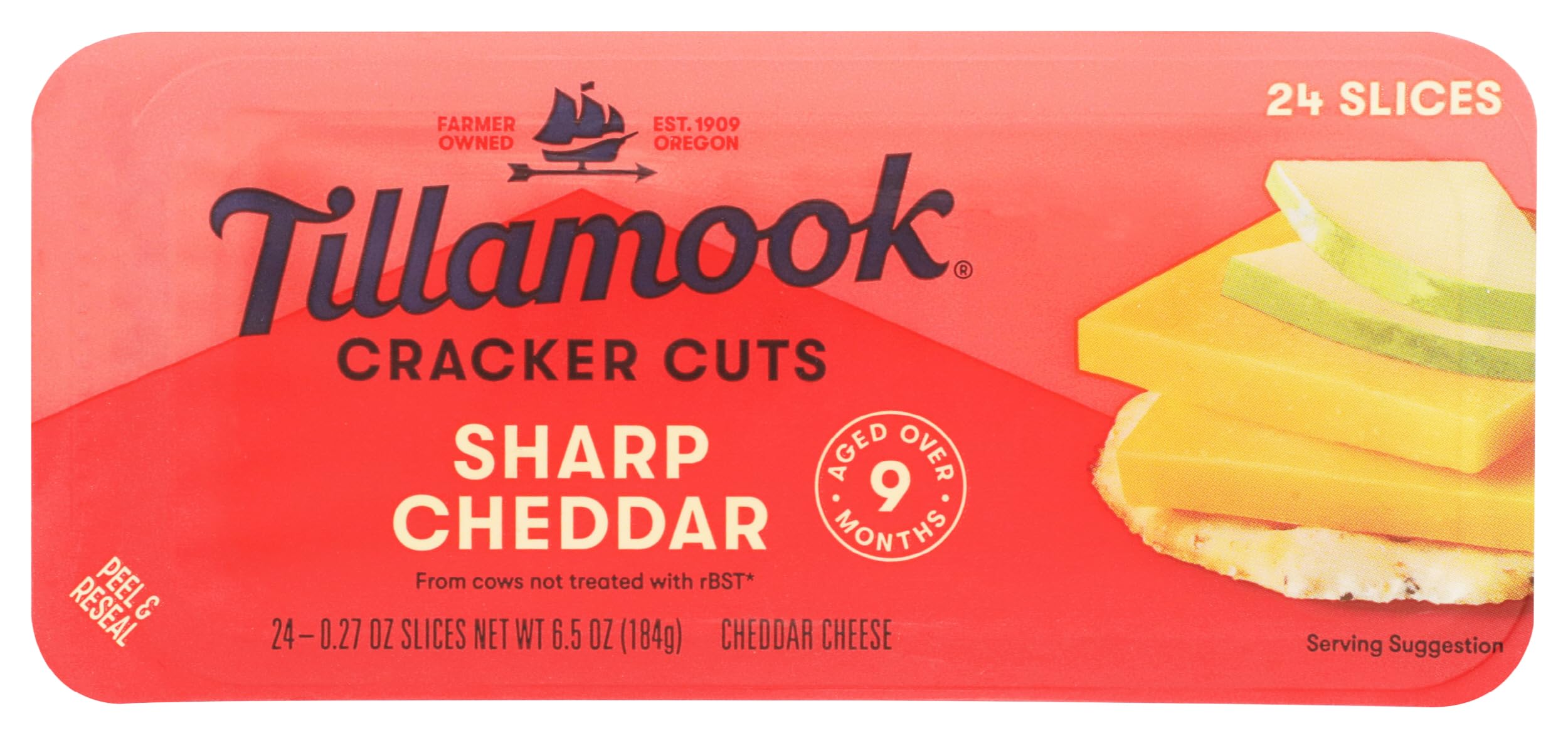 Cheddar Yellow Sharp Cheddar Cracker Cuts, 6.5 Ounce