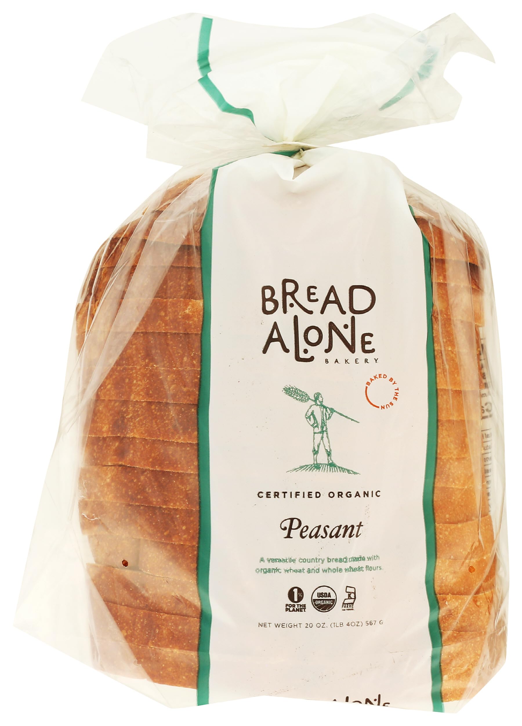 Bread Alone Peasant Bread Organic, 20 Ounce