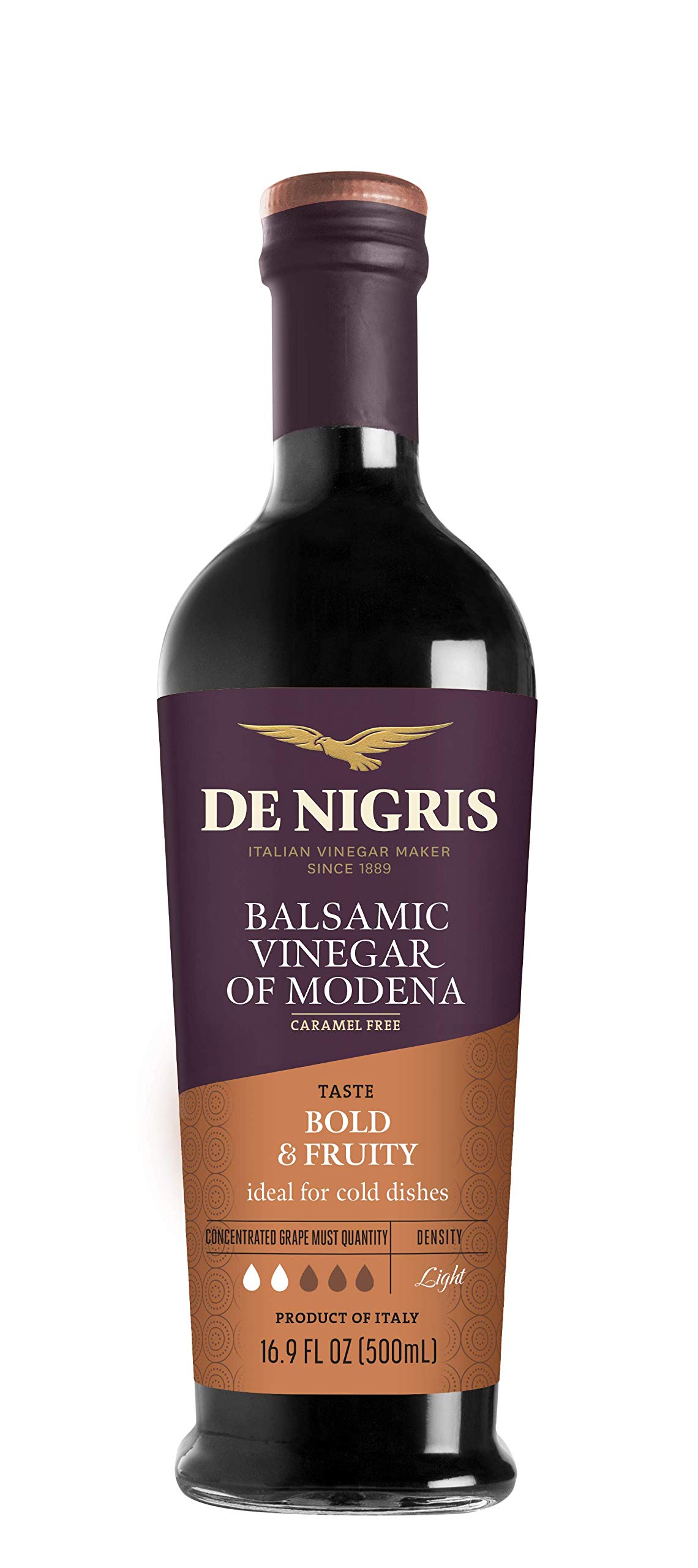 De Nigris Balsamic Vinegar Of Modena, Bronze Eagle, 16.9 Ounce