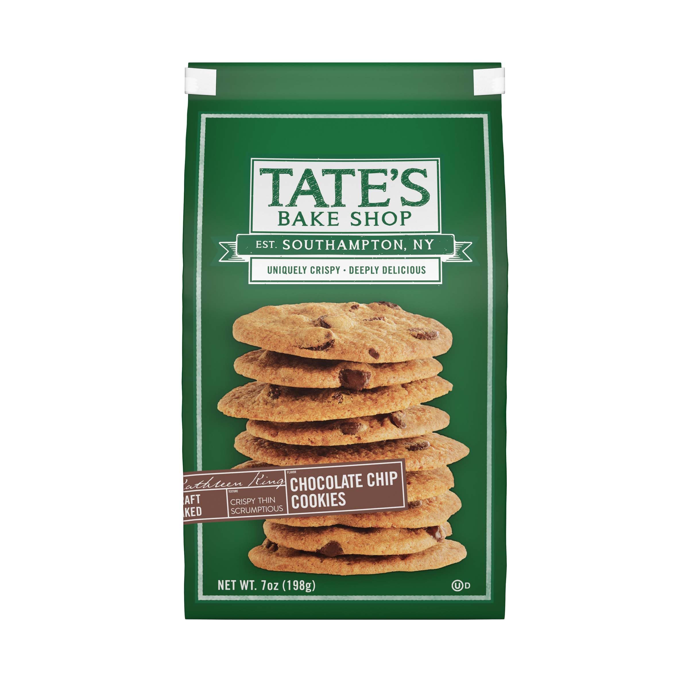 Tate's Bake Shop Chocolate Chip Cookies, 7 Ounce