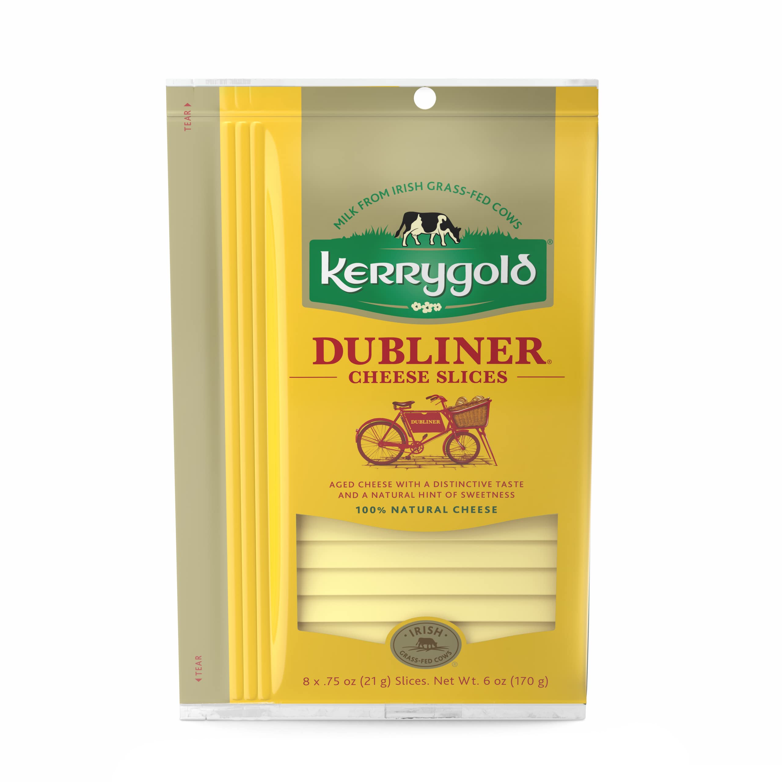 Kerrygold, Cheddar Dubliner Sliced, 6 Ounce