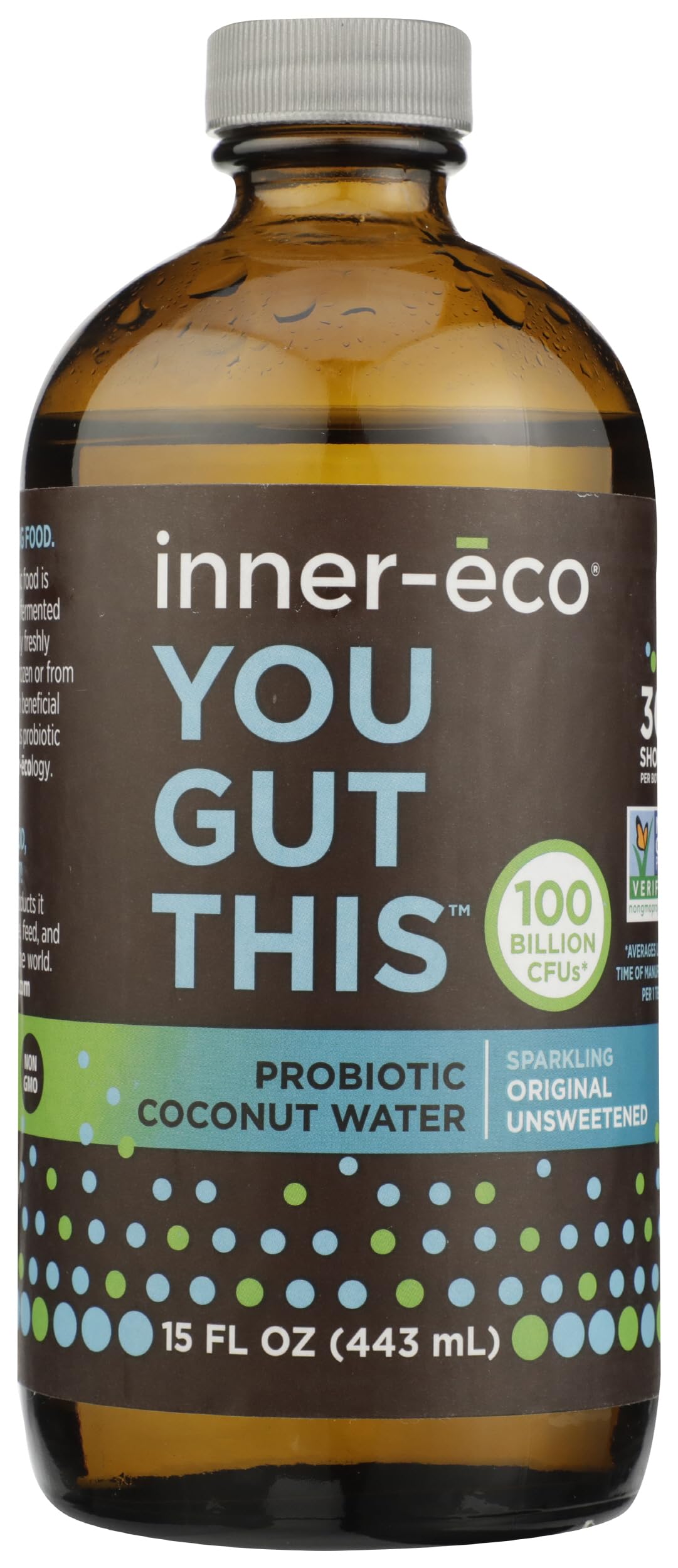 Inner-Eco, Probiotic Water Probiotic Original Unsweetened, 15 Fl Oz