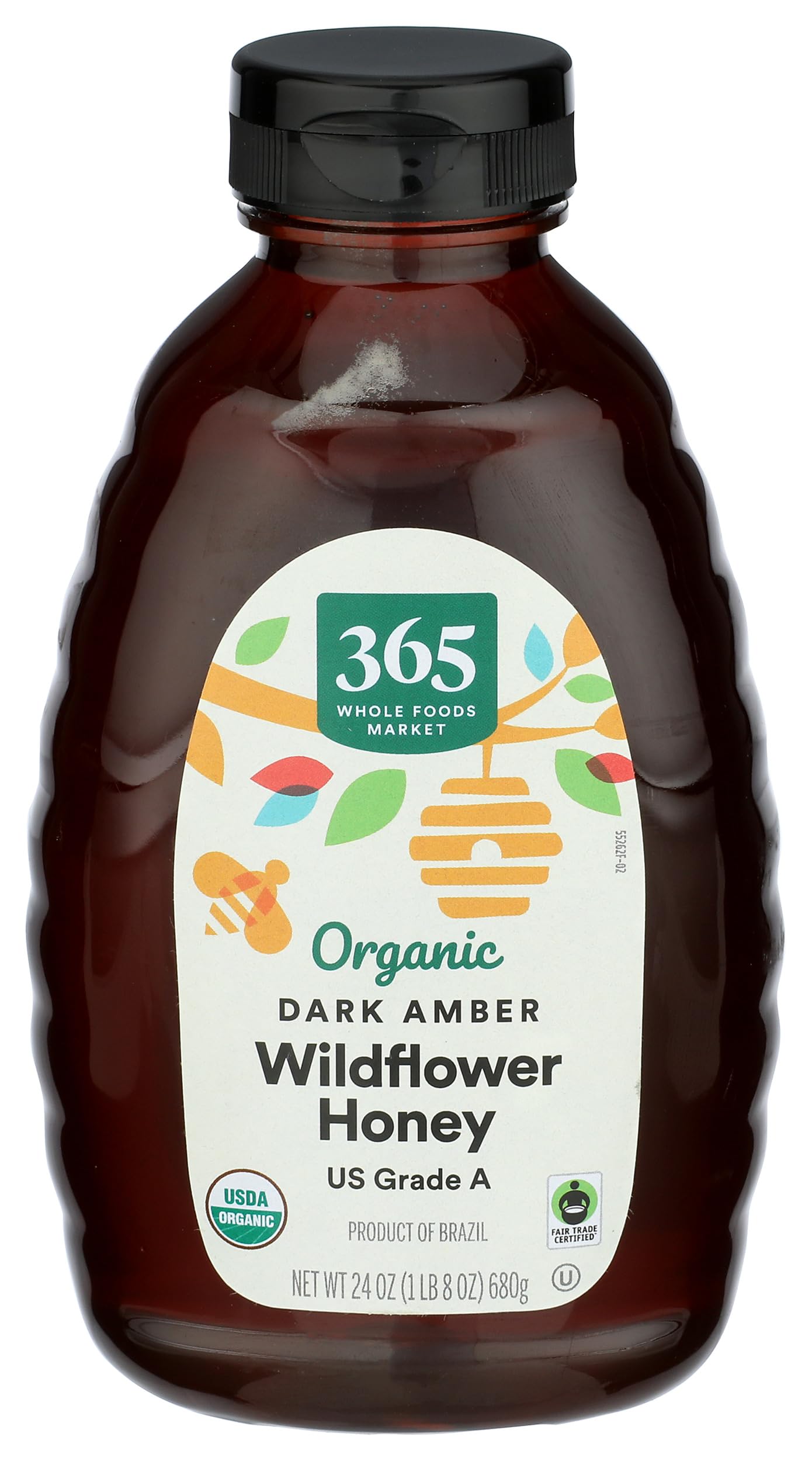 Organic Amber Mountain Forest Honey, 24 Ounce
