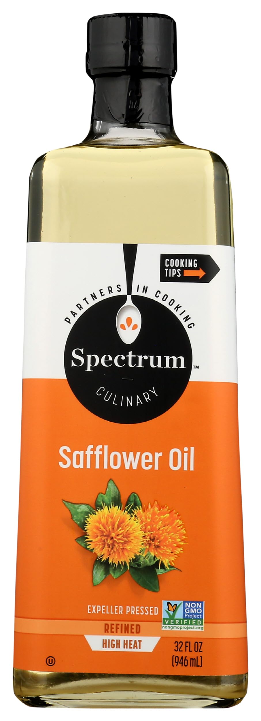 Spectrum High Heat Safflower Oil, 32 oz