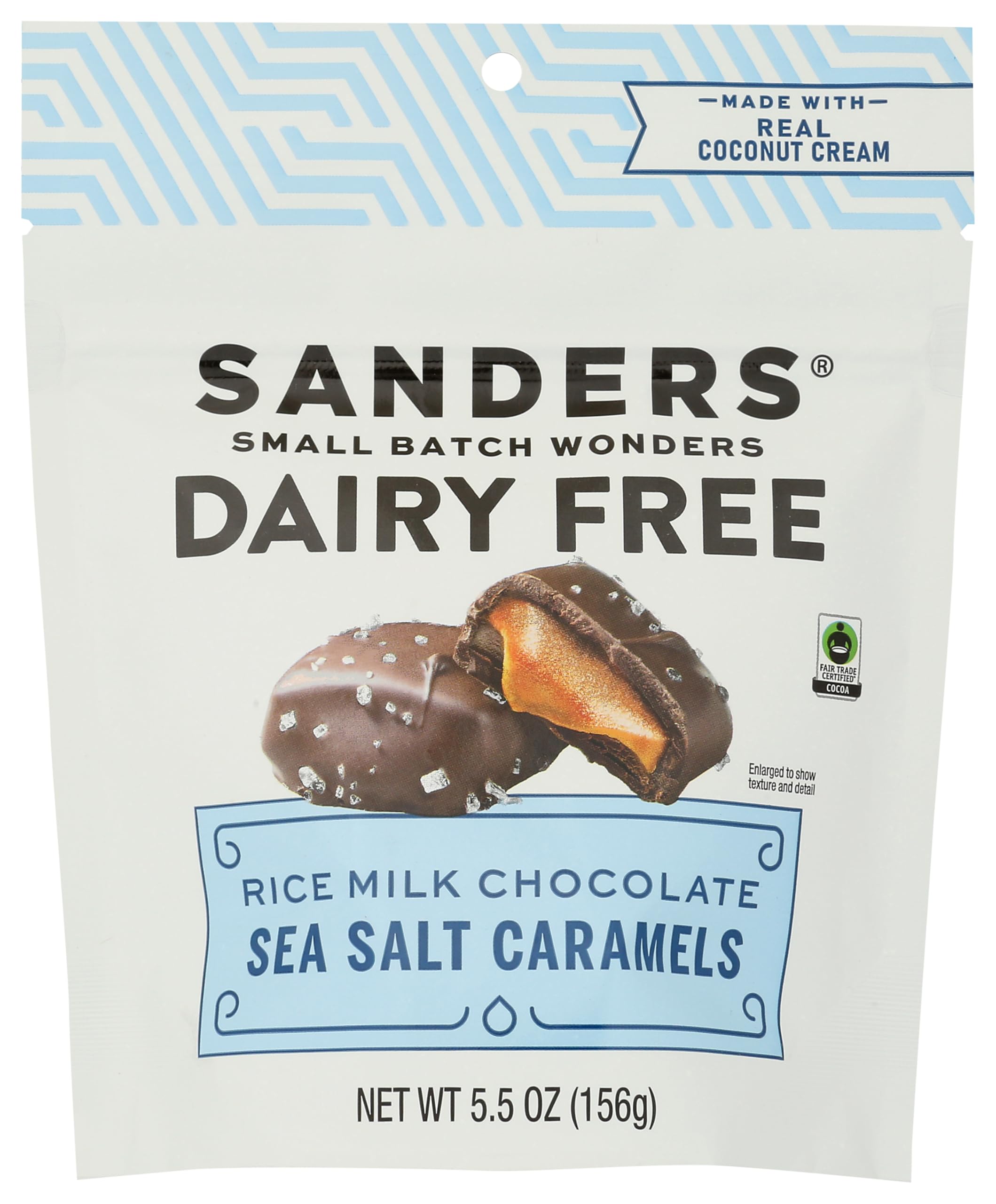 Sanders Dairy Free Milk Chocolate Caramels, 5.5 OZ