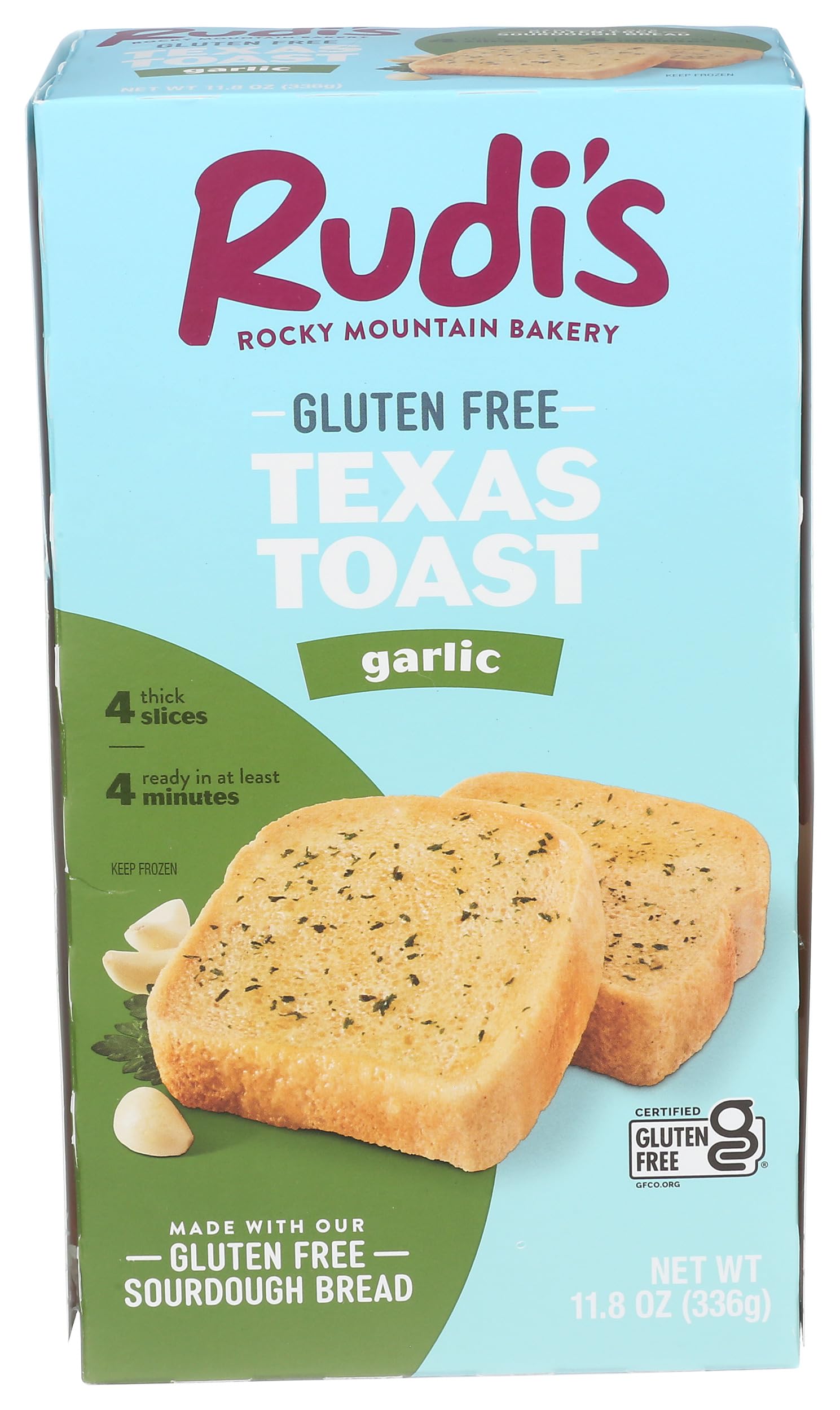 Rudis Bakery Garlic Texas Toast, 11.8 OZ