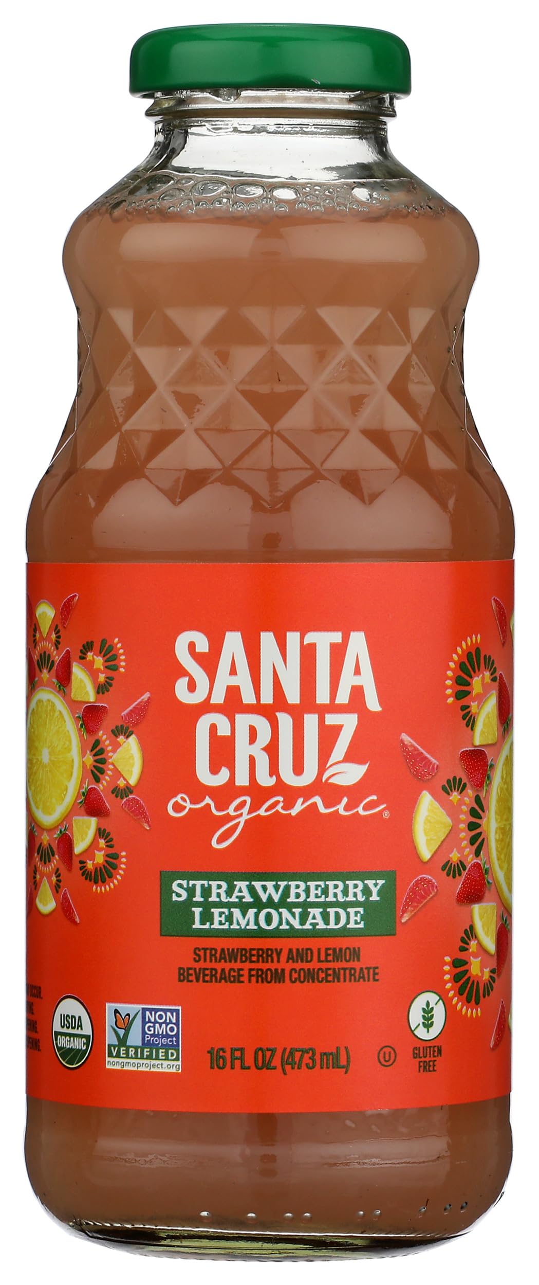 Santa Cruz Organic Organic Strawberry Lemonade, 16 FZ