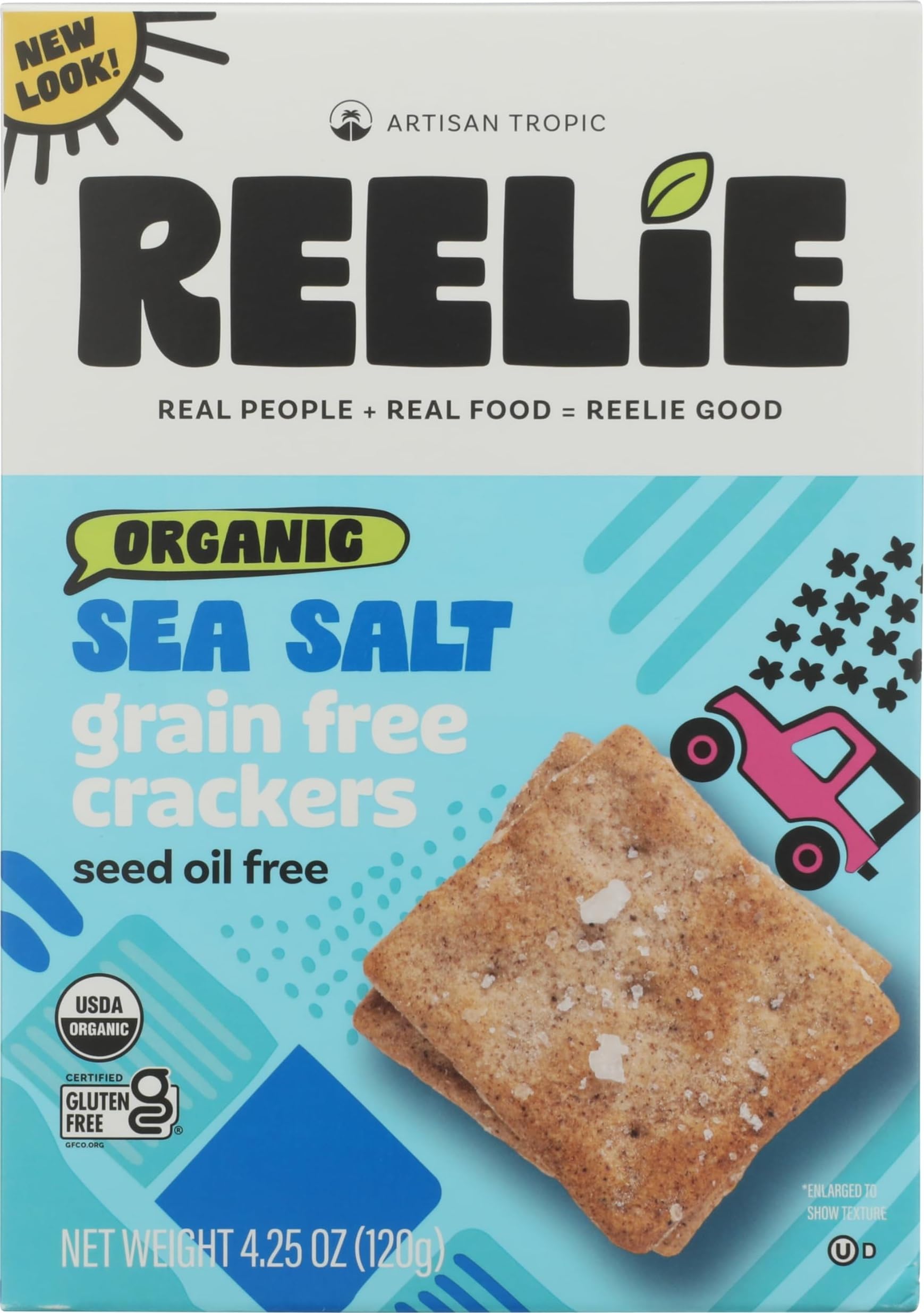 Crackers Sea Salt Organic, 4.25 Ounce