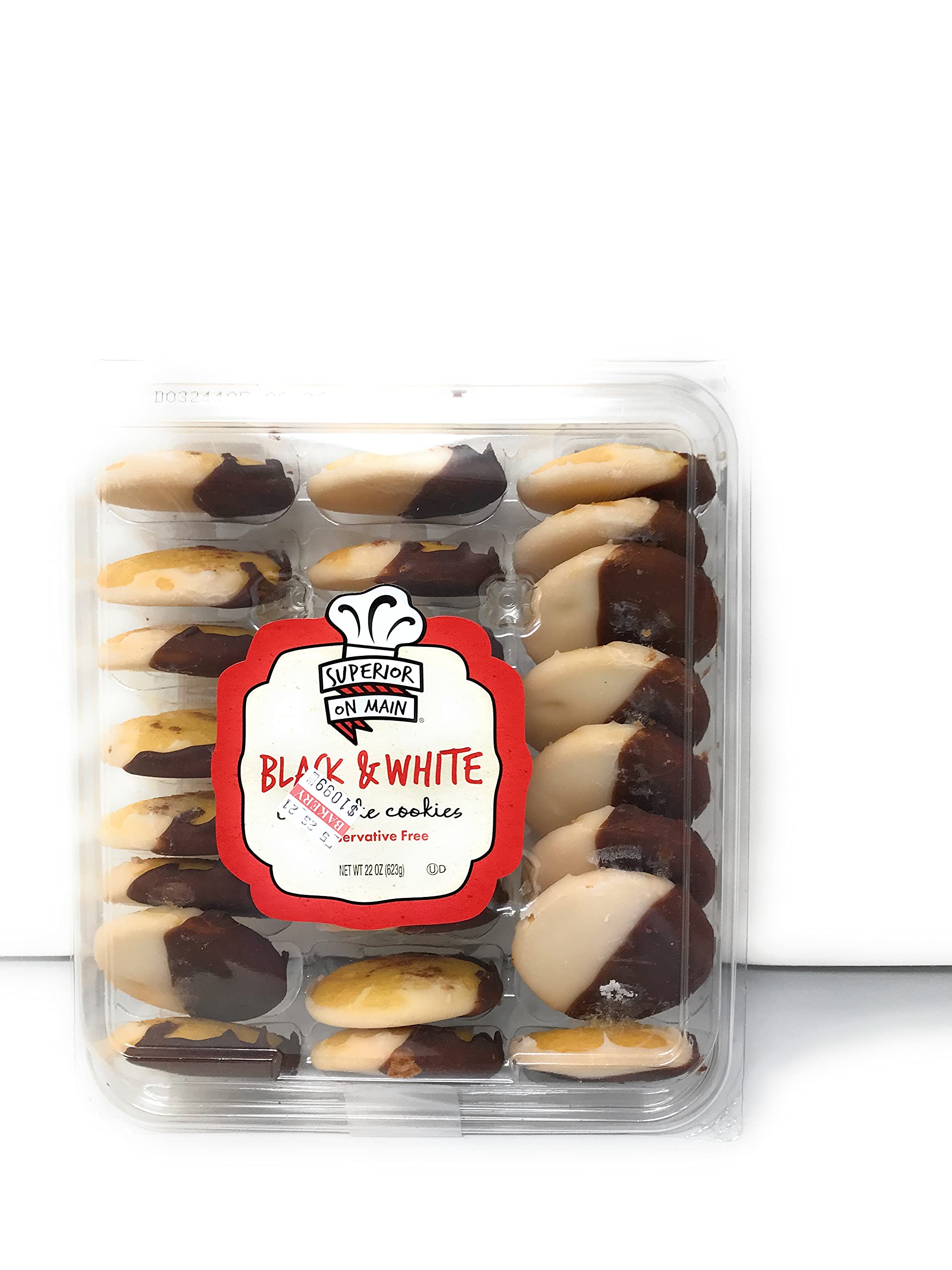 Superior On Main, Cookie Black White 24 Count, 22 Ounce