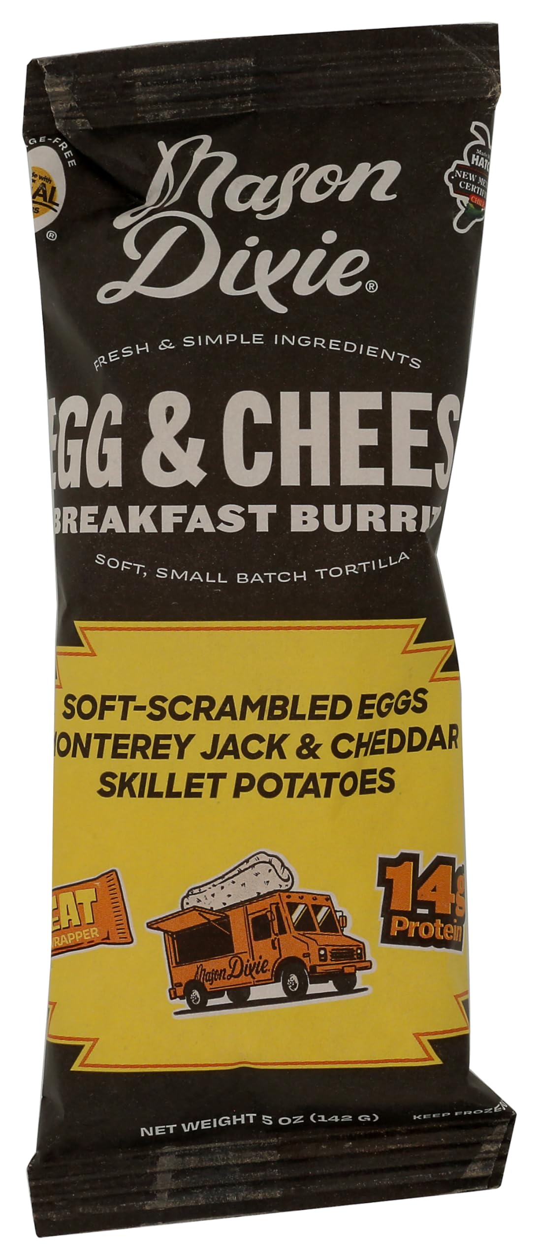 Mason Dixie Biscuit Co Egg & Cheese Breakfast Burrito, 5 OZ