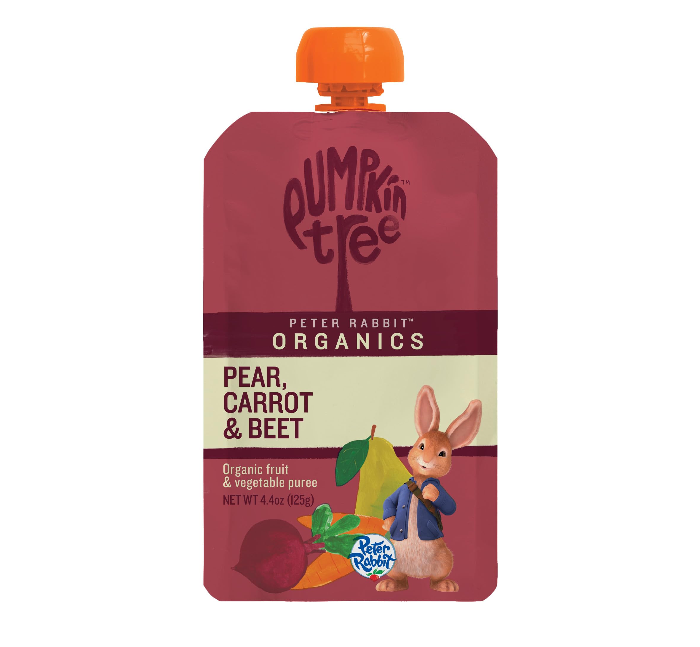 Peter Rabbit Organics Puree Beet Carrot Pear, 4.40 oz