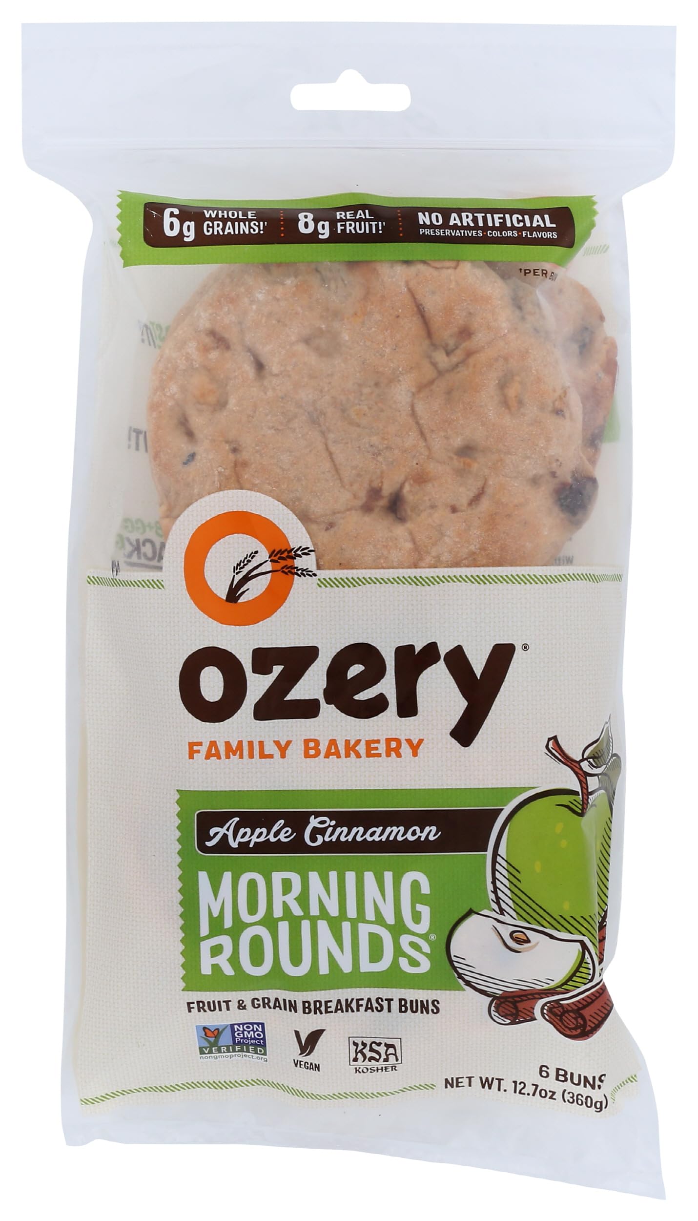 Ozery, Apple Cinnamon Morning Rounds, 12.7 Ounce