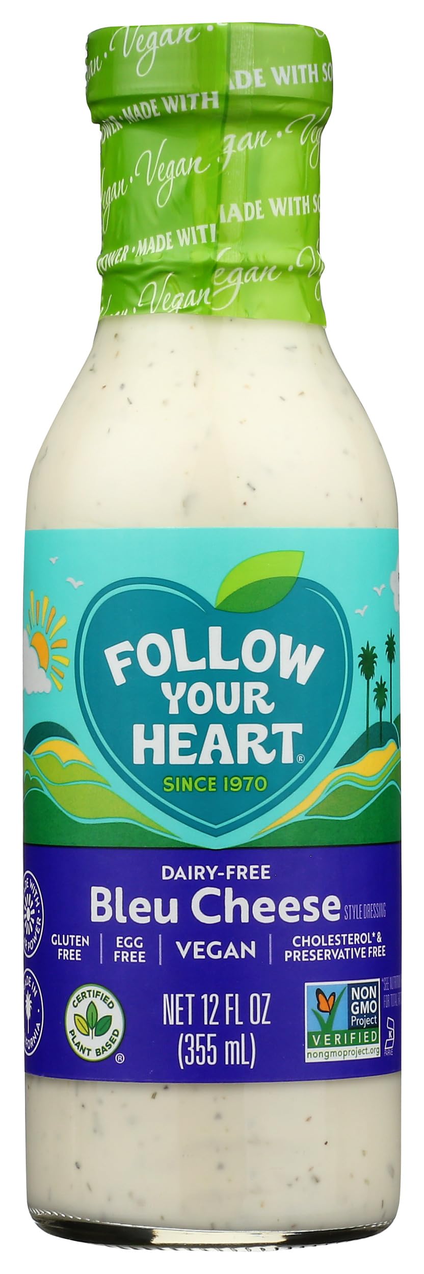 Follow Your Heart Dressing Blue Cheese, 12 Fl Oz