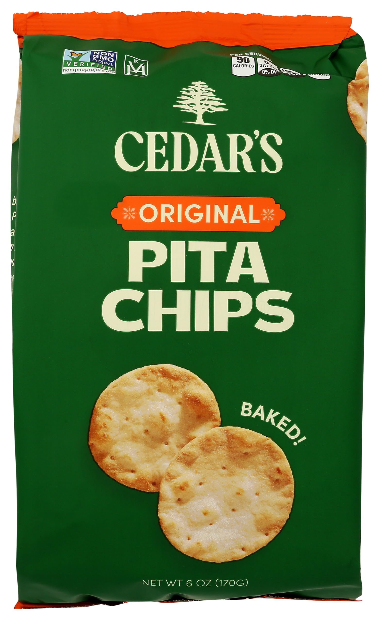 Cedar's Foods, Original Pita Chips, 6 Ounce