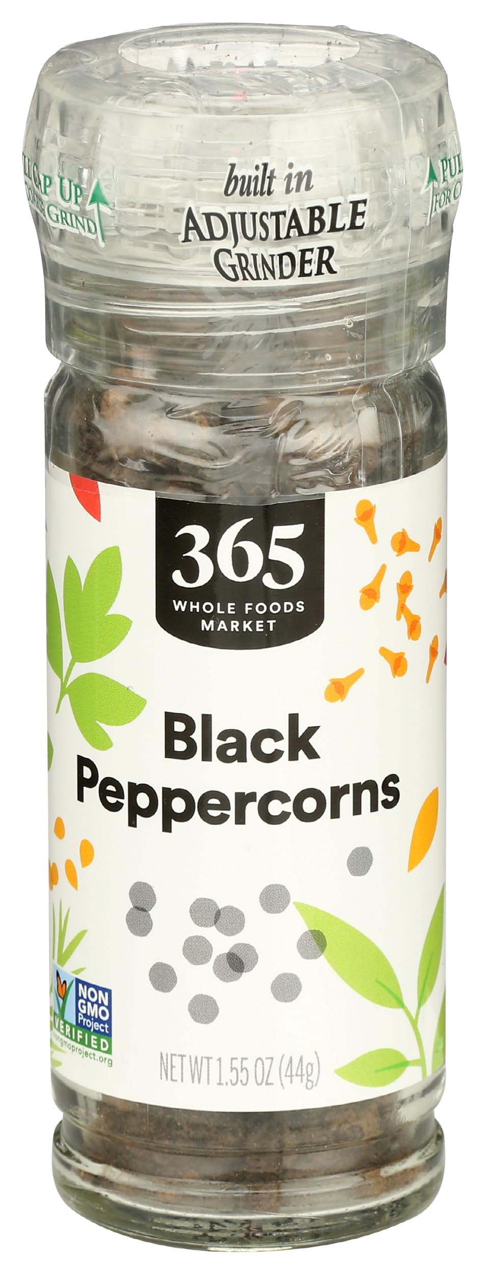 Black Peppercorn Grinder, 1.55 Ounce