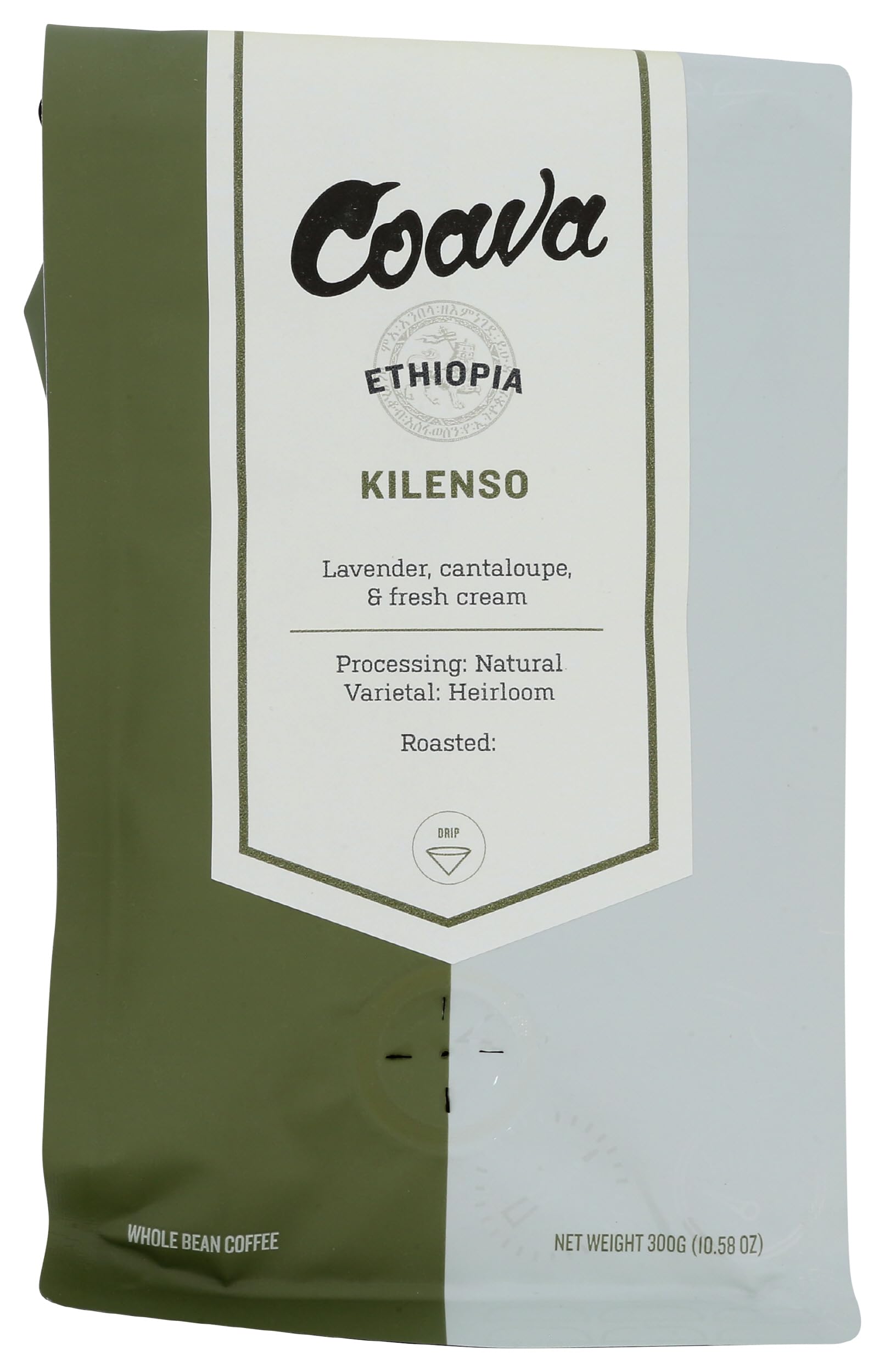 Coffee Ethiopia Kilenso Whole Bean, 10.58 Ounce