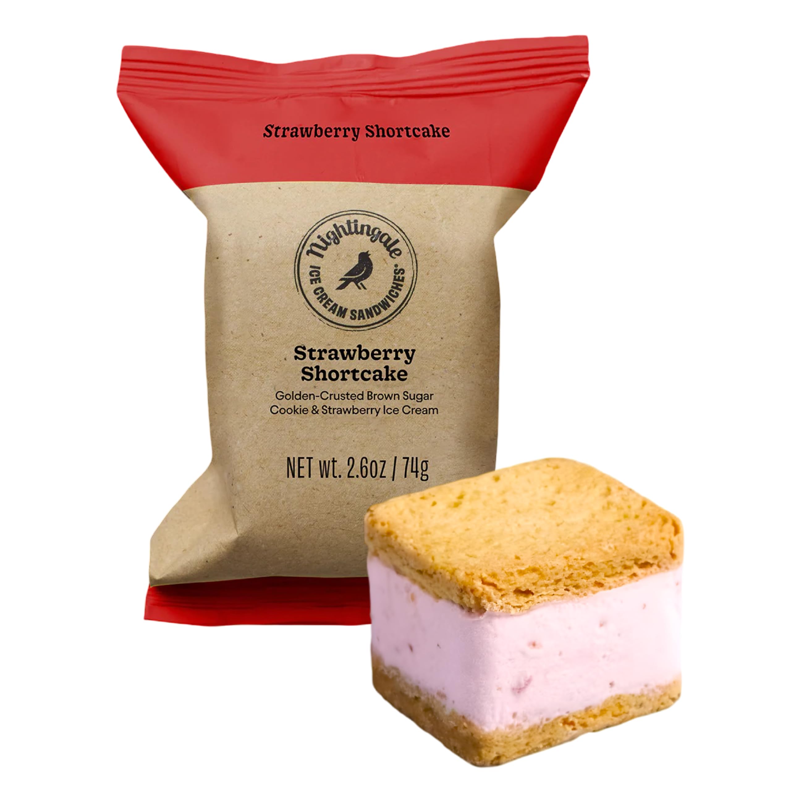 Strawberry Shortcake Ice Cream Sandwich, 2.6 Ounce (Pack of 1)