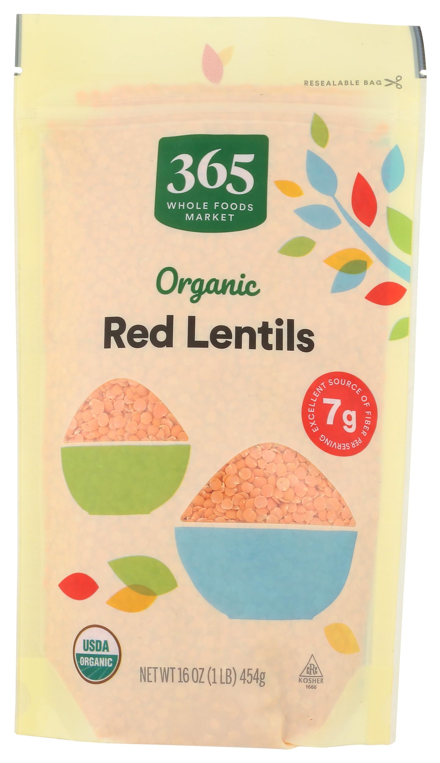 365 by Whole Foods Market Organic Red Lentils, 16 Ounce