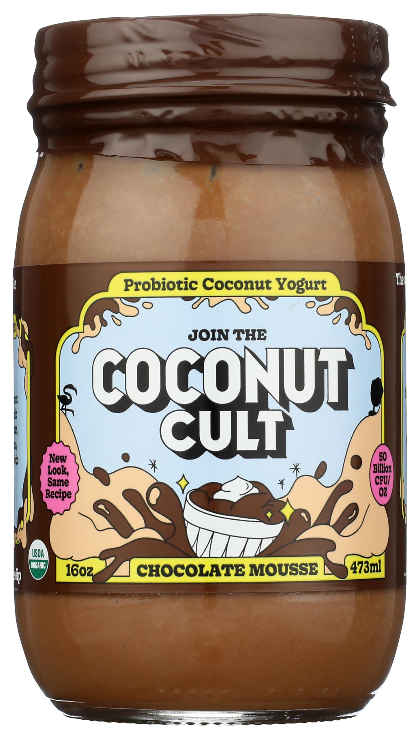 The Coconut Cult Organic Chocolate Mousse Coconut Yogurt, 16 FZ