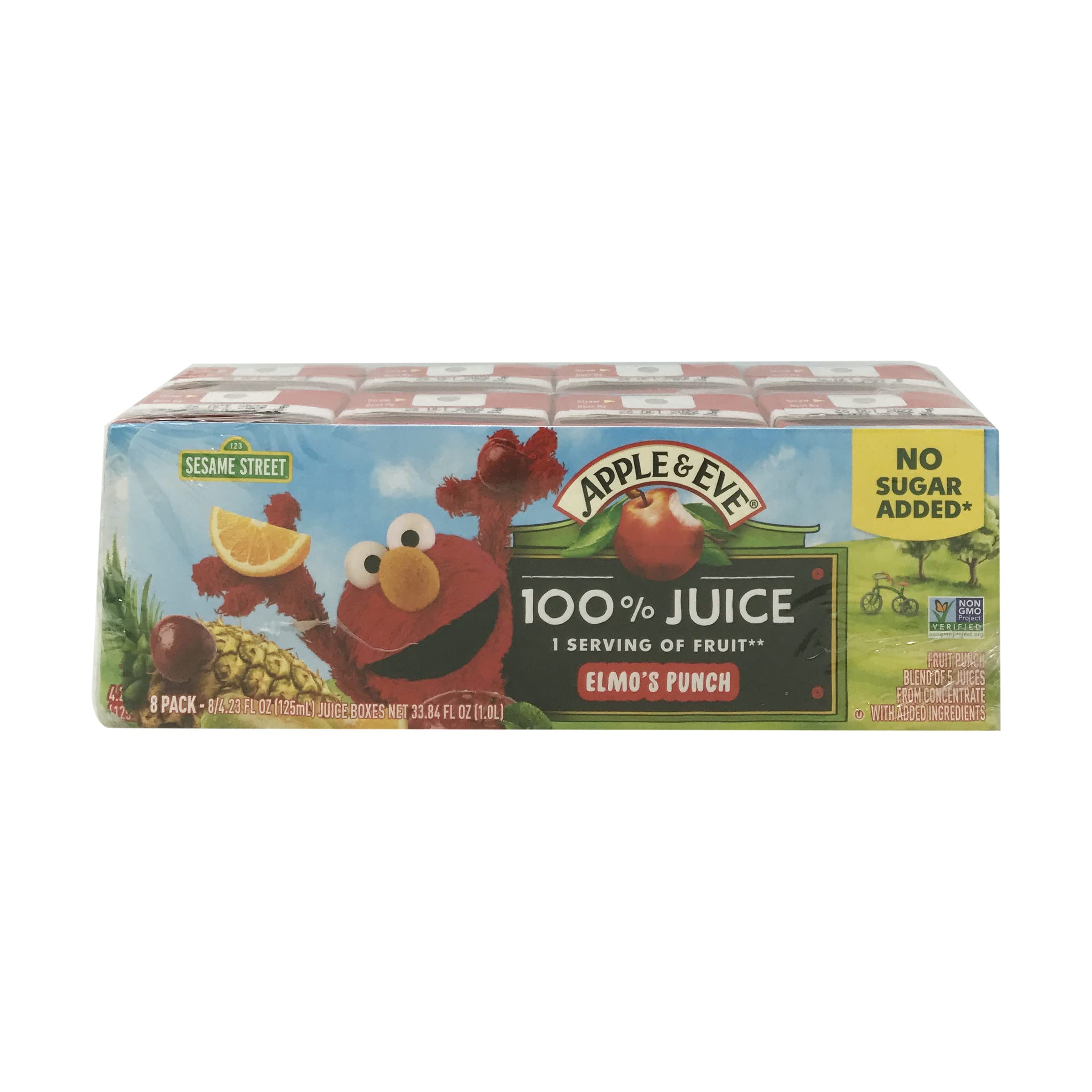 Apple & Eve 100% Juice Elmo's Punch, 8 ct
